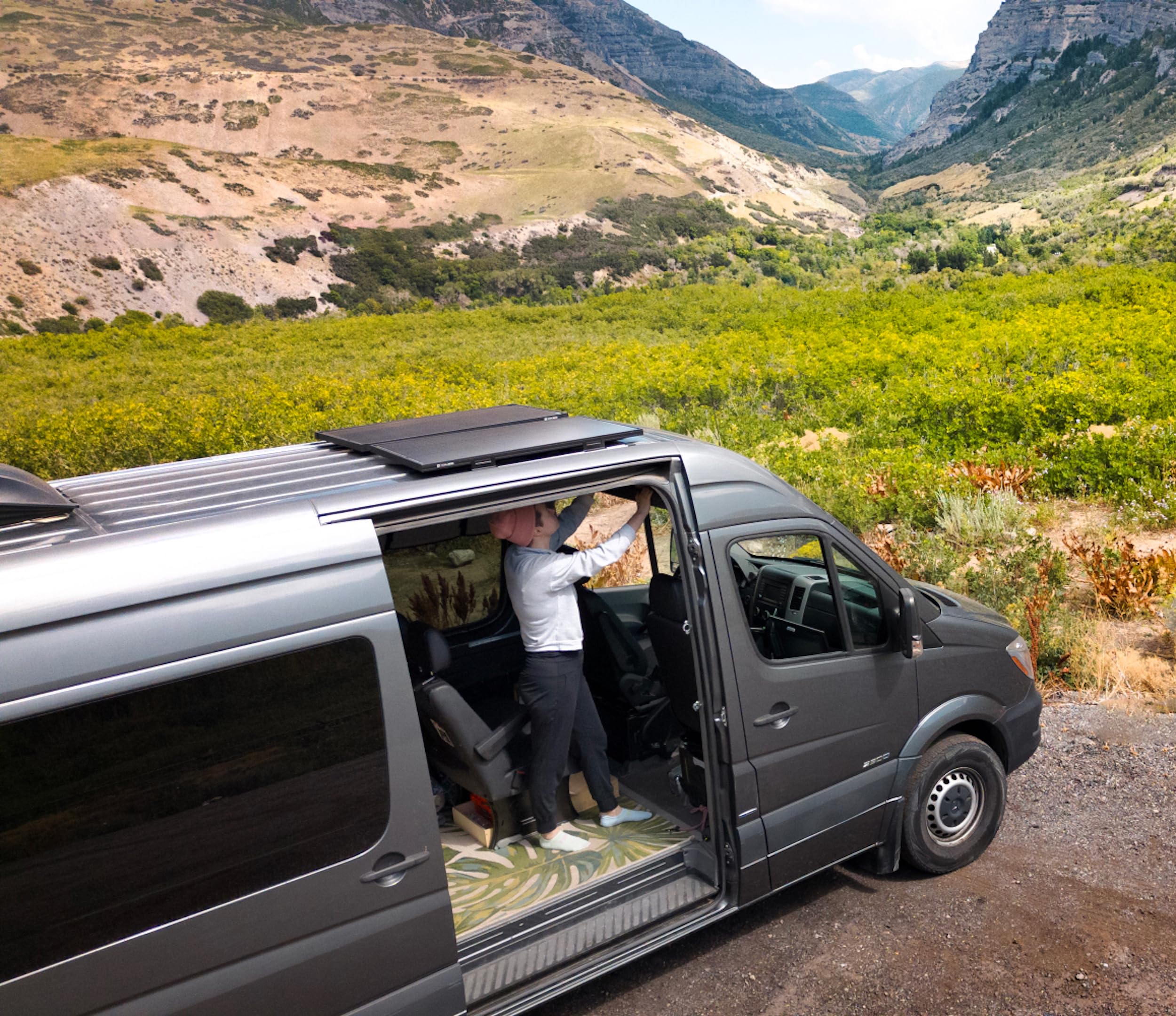 Boulder 100i Goal Zero Mountable Solar Panel, for use on Home, RVs, and Vans