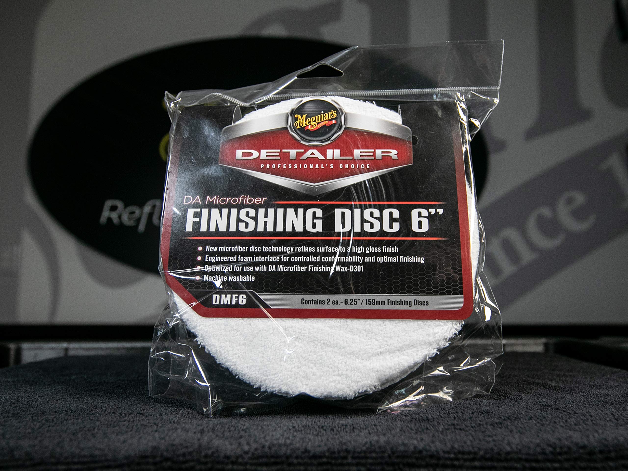 Meguiar's 6" DA Microfiber Finishing Disc, 2 Pack