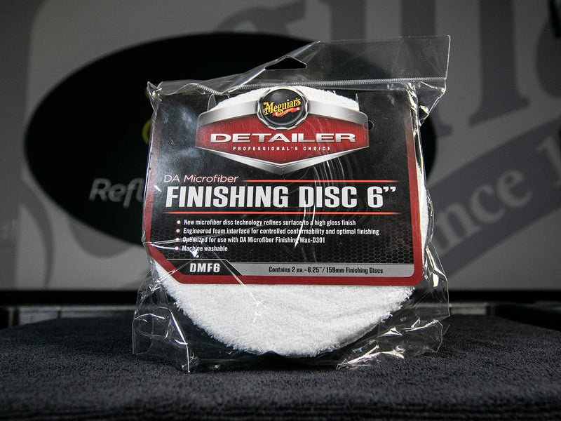 Meguiar's 6" DA Microfiber Finishing Disc, 2 Pack