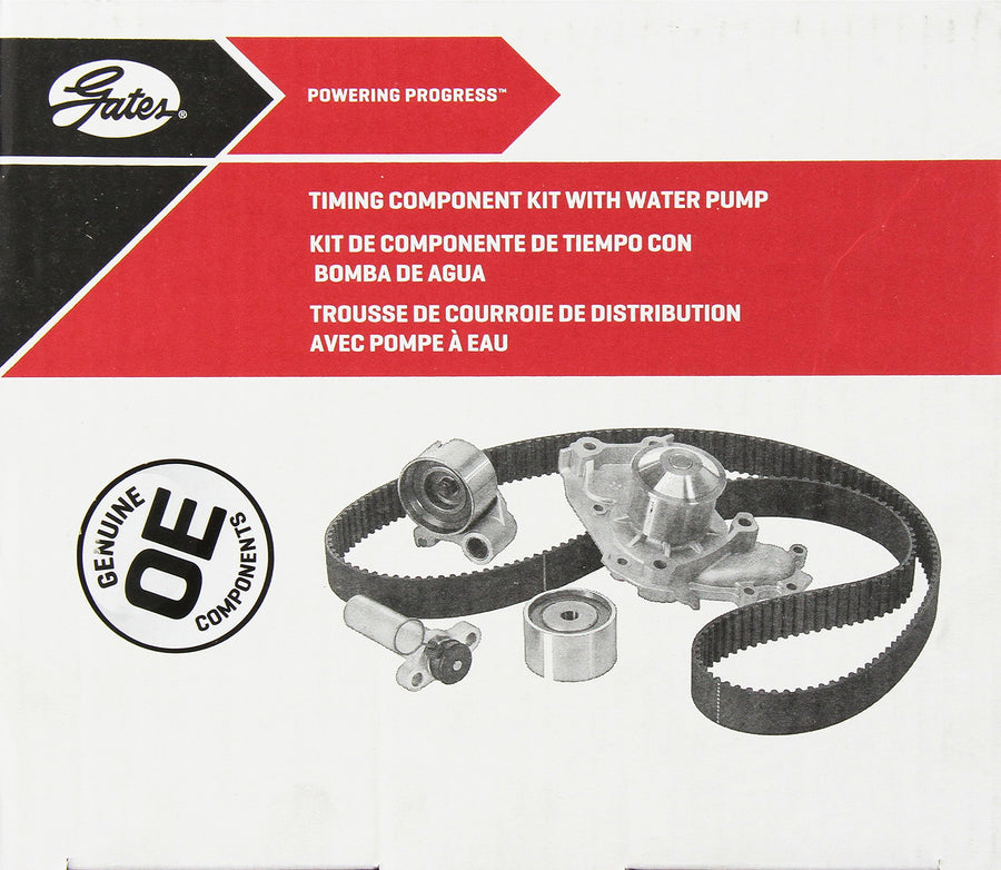 Gates PowerGrip TCKWP227 Premium Timing Belt Component Kit with Water Pump