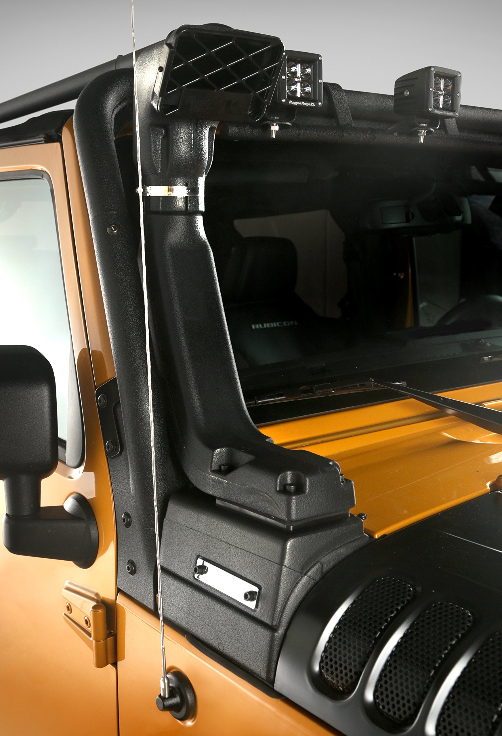 XHD Snorkel Kit | Rugged Ridge | 17756.21 | Fits 2007-2018 Jeep Wrangler JK 3.6L/3.8L