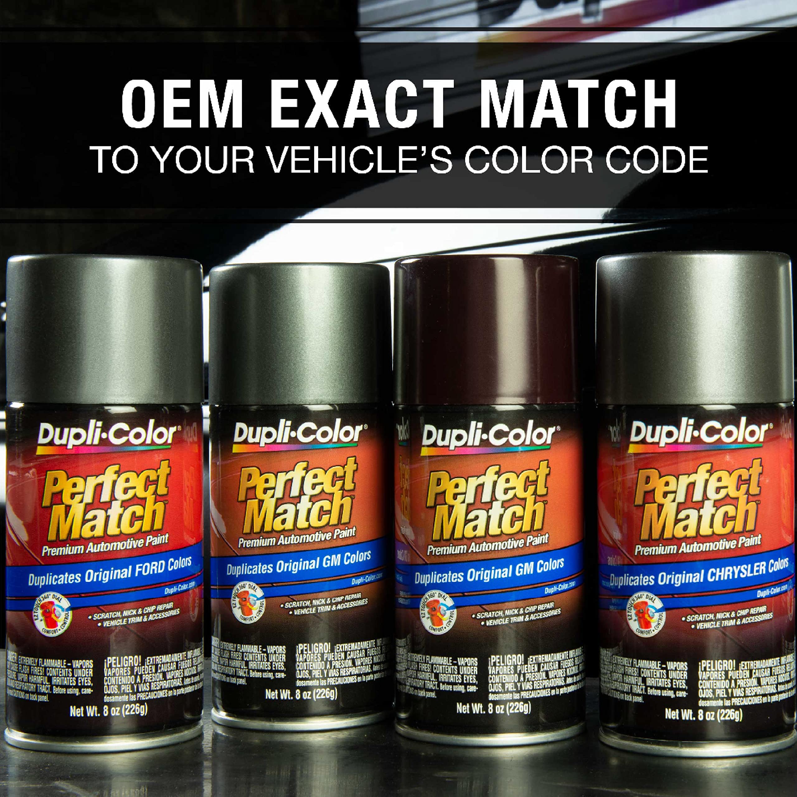 Perfect Match Dupli-Color, Universal Black, 8 oz.