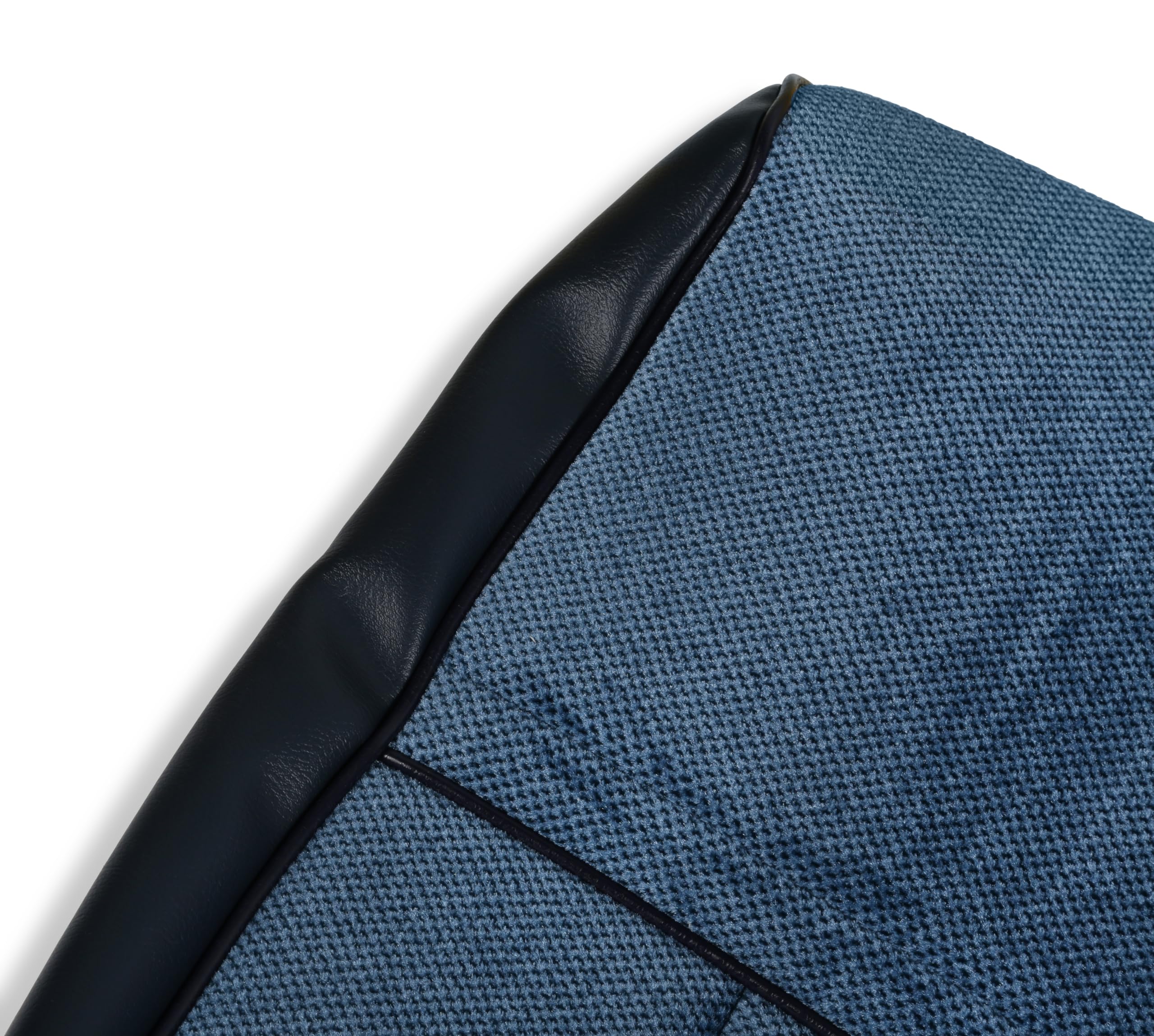 05-322 Brothers Trucks Seat Upholstery Kit - Deluxe Pleat Cloth/Vinyl- Blue/Navy
