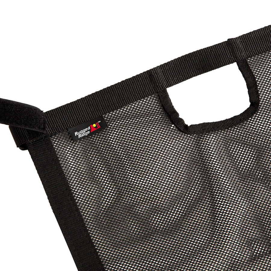 Eclipse Sun Shade Rugged Ridge 13579.72, Front, Black; 18-Current Wrangler (4Dr) / 2121 Gladiator