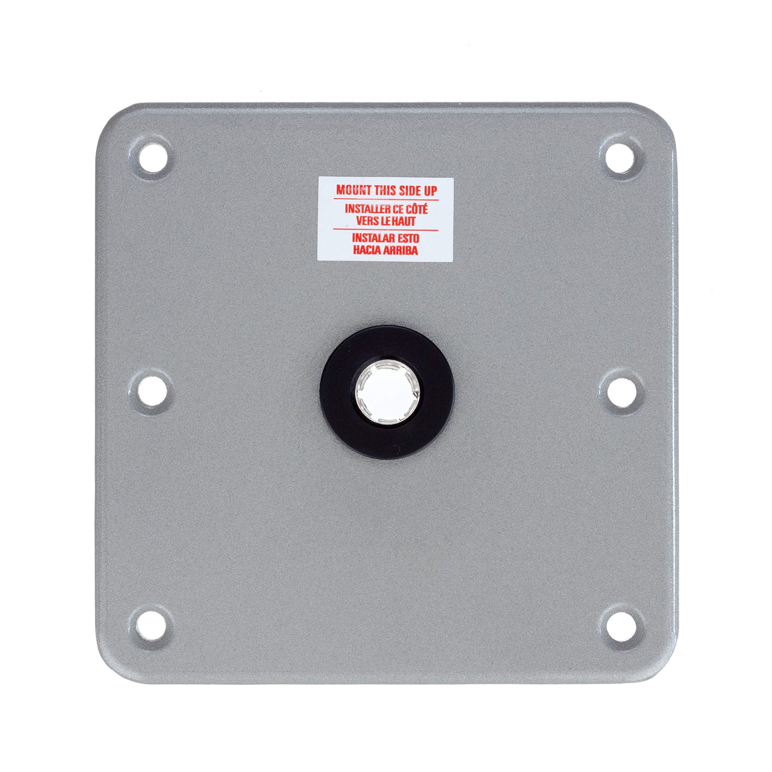 attwood Swivl-Eze Lock'N-Pin Aluminum 7-Inch x 7-Inch Marine Boat 3/4-Inch Pedestal Base SP-67749