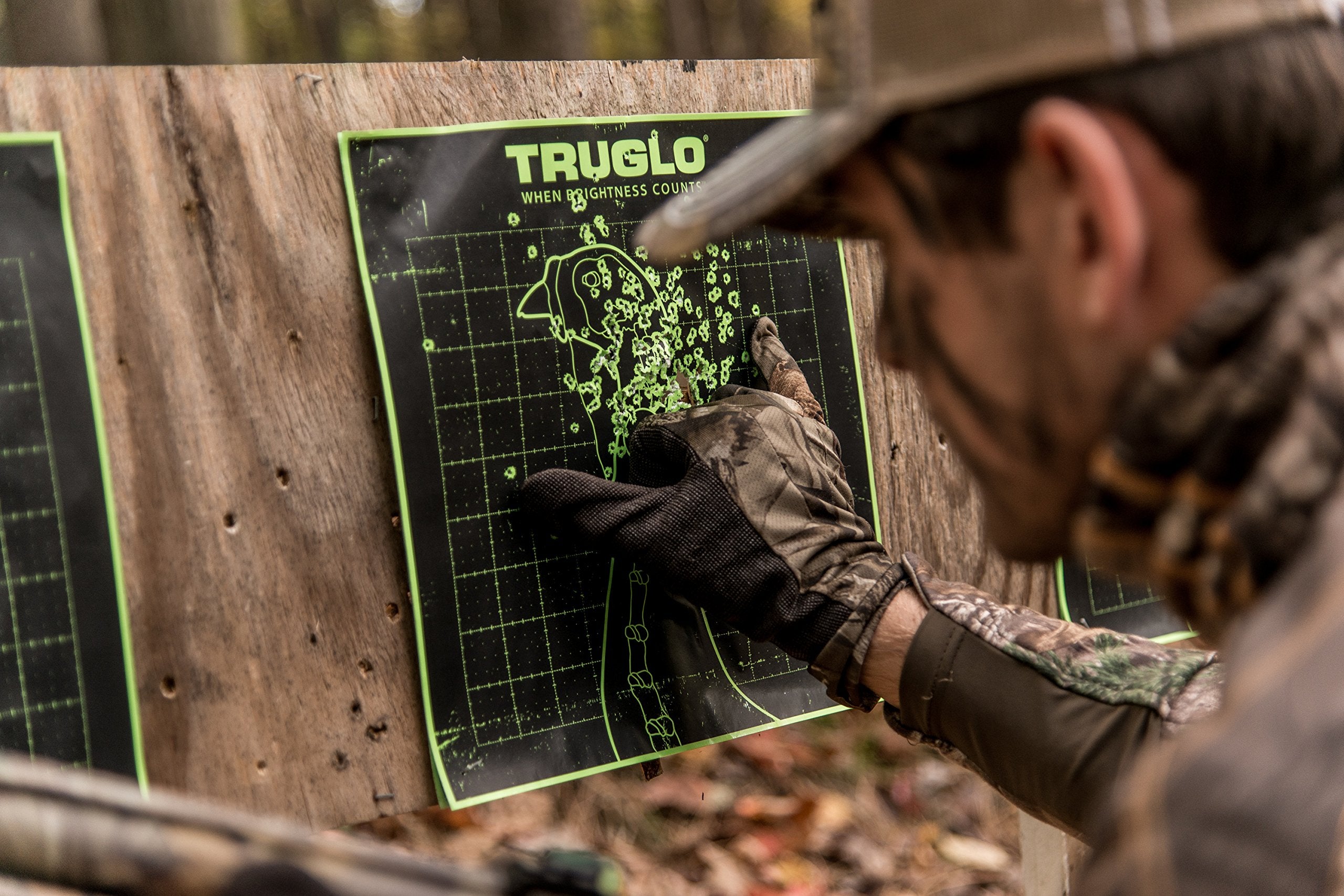 TRUGLO Reactive TRU-SEE Splatter Handgun Target, 12-Pack, Green