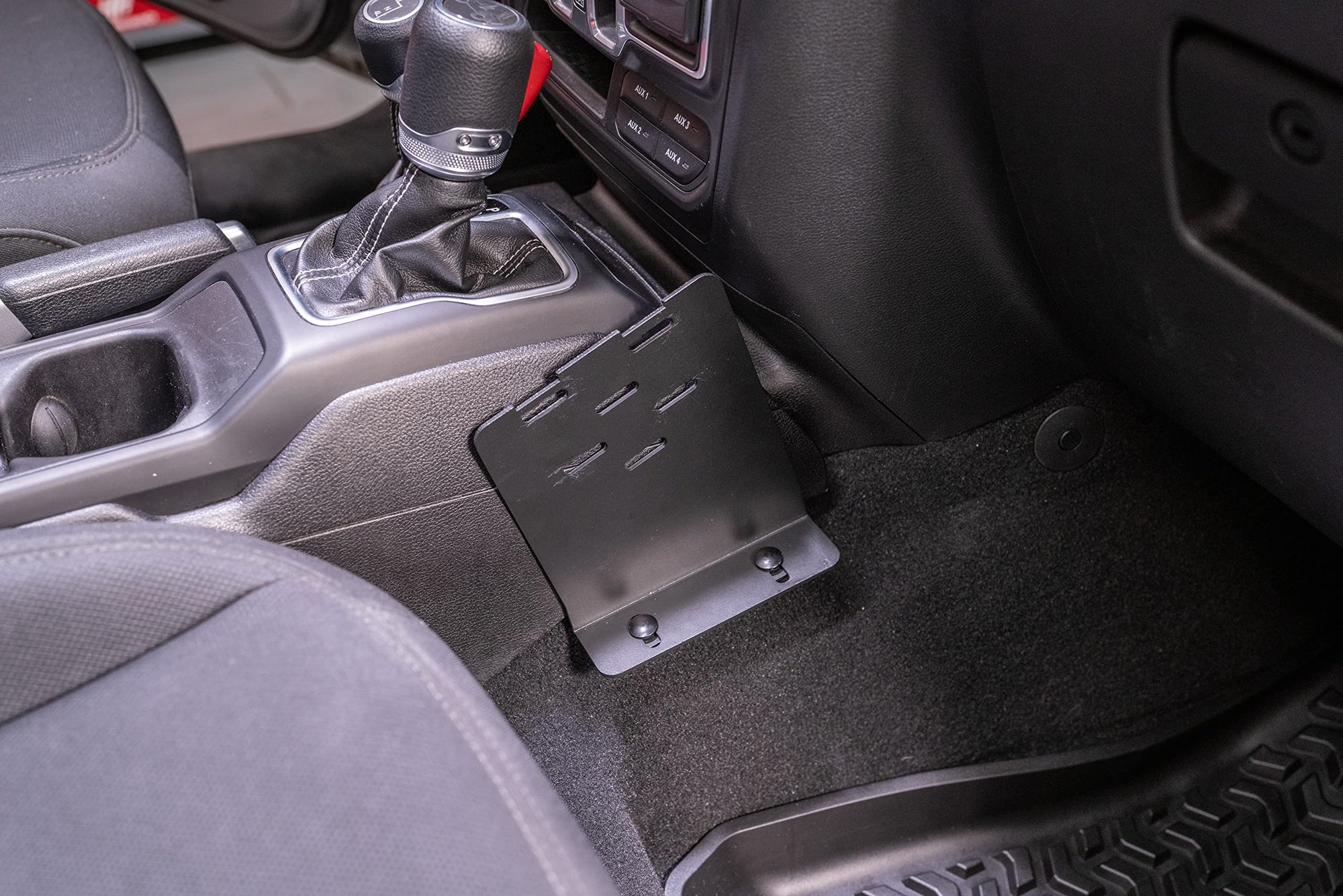 Race Radio Mount Rugged Ridge for Jeep Wrangler JL | Steel, Black | 13551.06 | Fits 2018-2025 Jeep Wrangler JL
