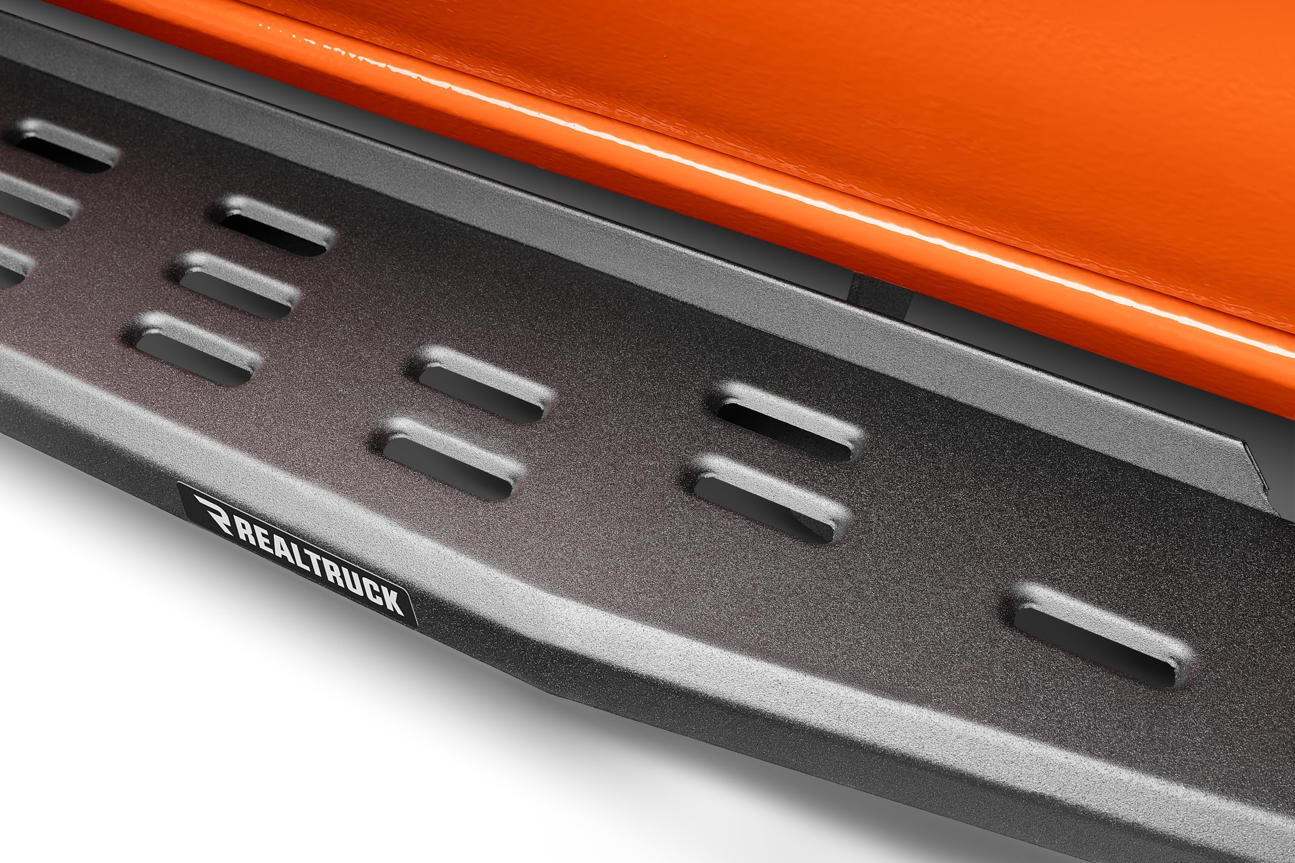 RB30 Running Boards & Brackets Go Rhino | Cab Length, Galvanized Steel, Textured Black | 69643280PC | Fits 2024 Toyota Tacoma Double Cab