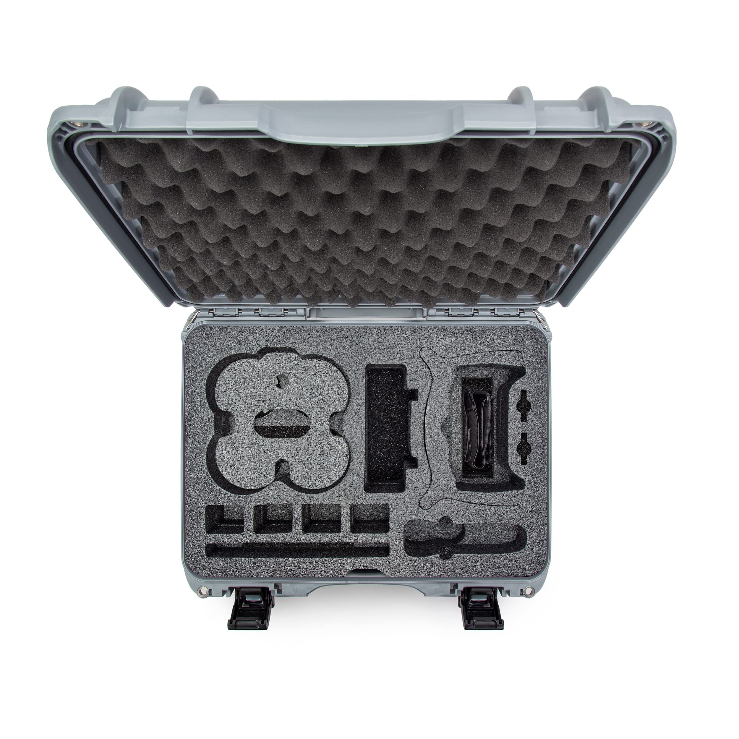 Waterproof Nanuk 925 Hard Case with Foam Insert for DJI Avata FPV Unit, Goggles and Fly More Combo - Silver (925S-080SV-0A0-C0745)