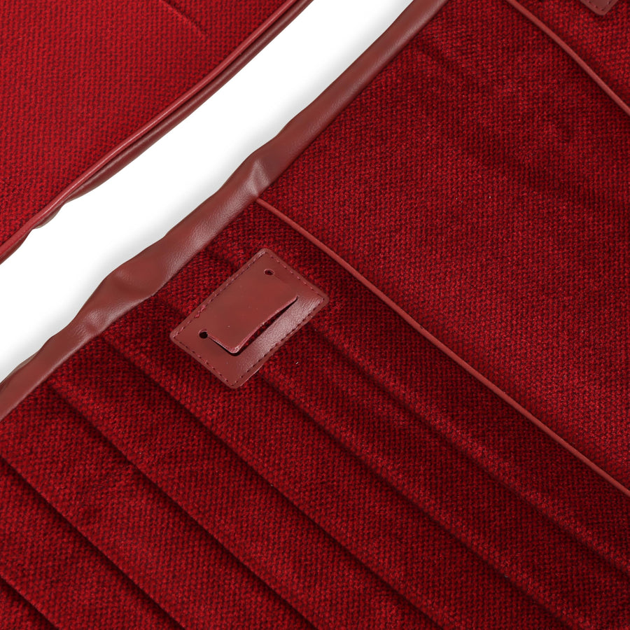 Bench Seat Cover-Vinyl w/Vinyl/Velour-Maroon/Burgundy Brothers Trucks UP87C01MAROON