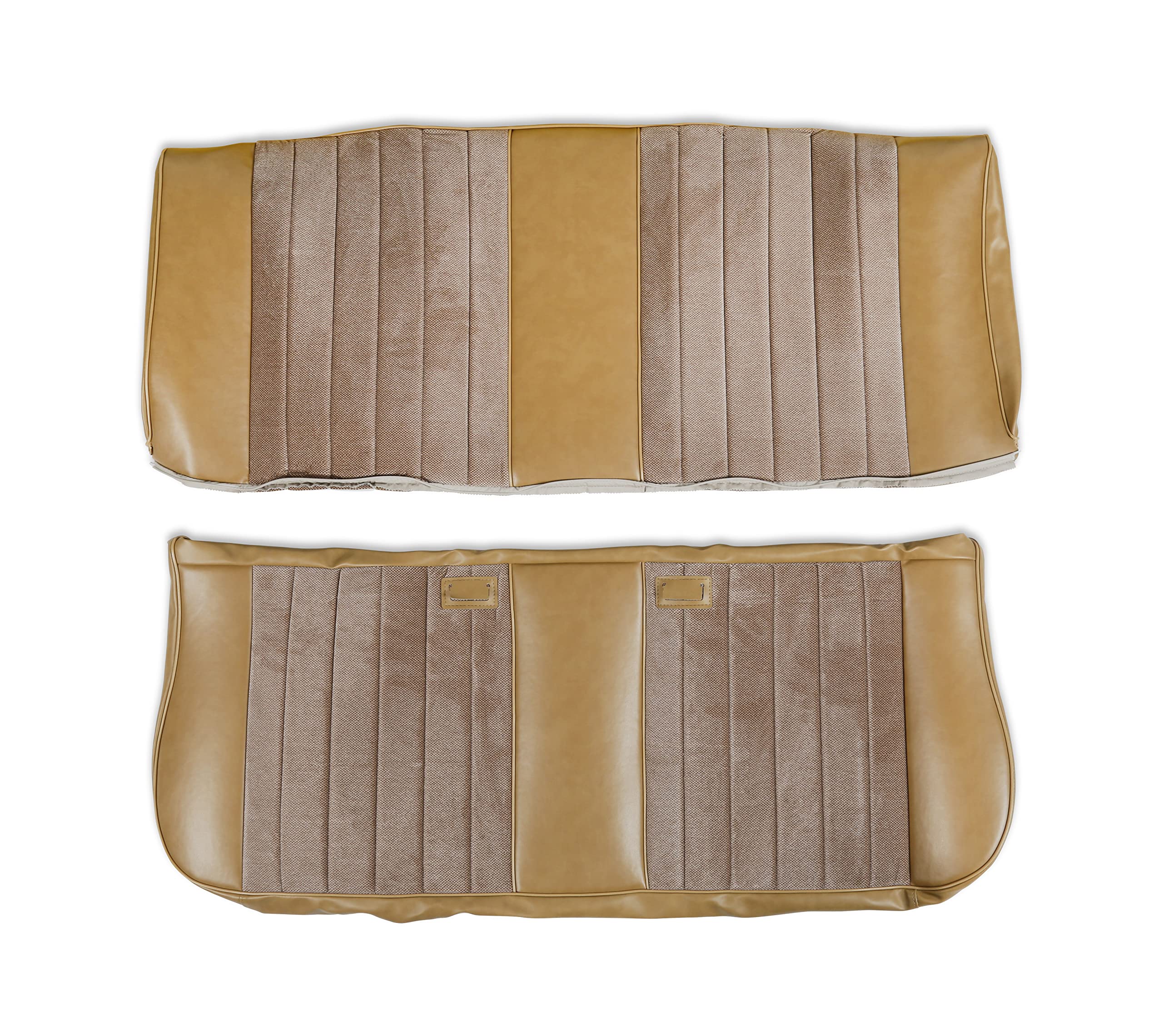 05-313 Brothers Trucks Seat Upholstery Standard Pleat Cloth/Vinyl Tan