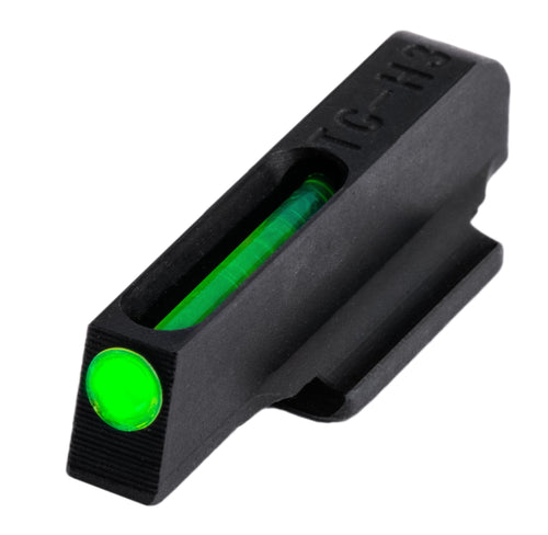 Tritium & Fiber-Optic TRUGLO Handgun Sight | Durable Snag-Resistant Green Front Night Sight, Compatible with Ruger SR9/SR9C, SR40/SR40C, SR45