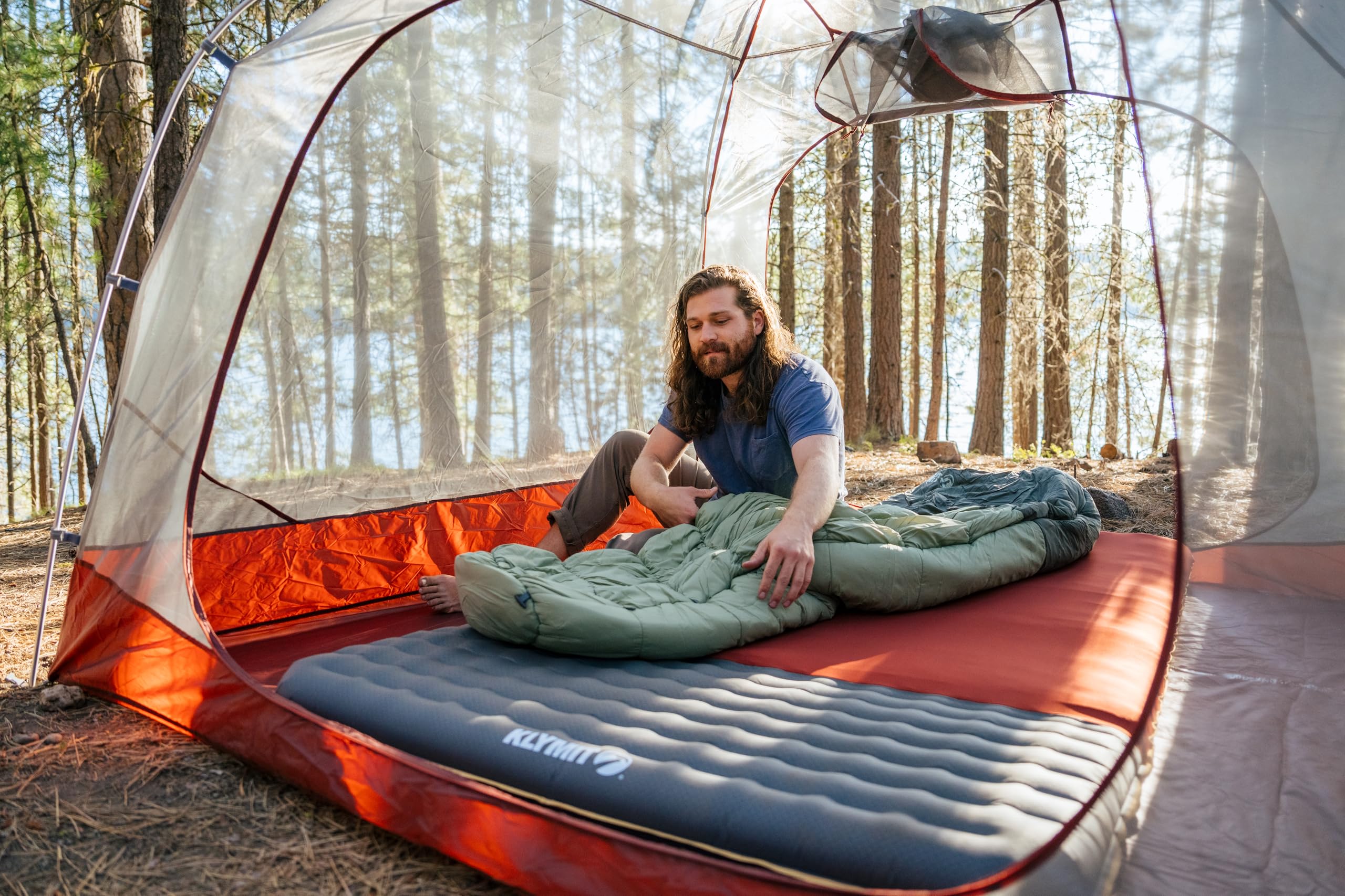 Sojourn Stretch 0™ Klymit Sleeping Bags | Enjoy Freedom of Movement While Maintaining Optimal Insulation & Warmth | Rated for Temperatures as Low as 0° - Large