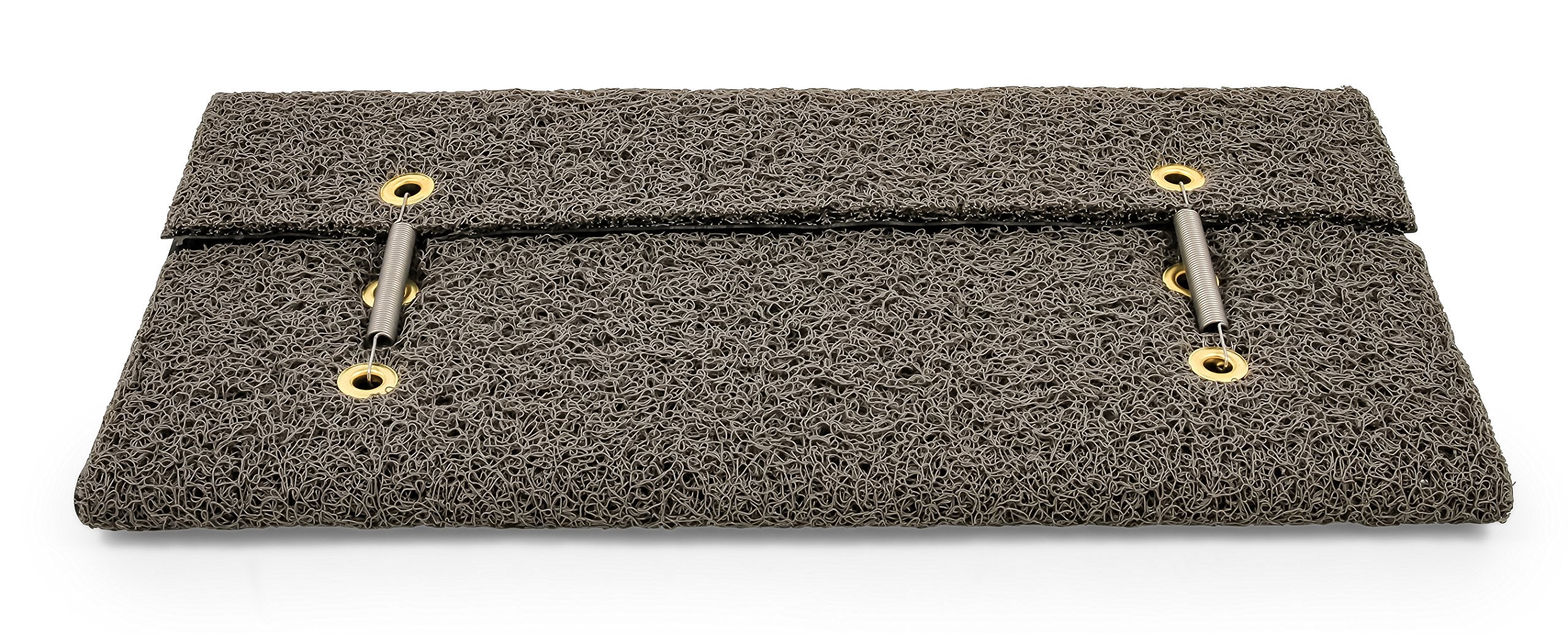 Gray Camco Premium Wrap Around RV Step Rug (PVC Material (17.5" x 18"))