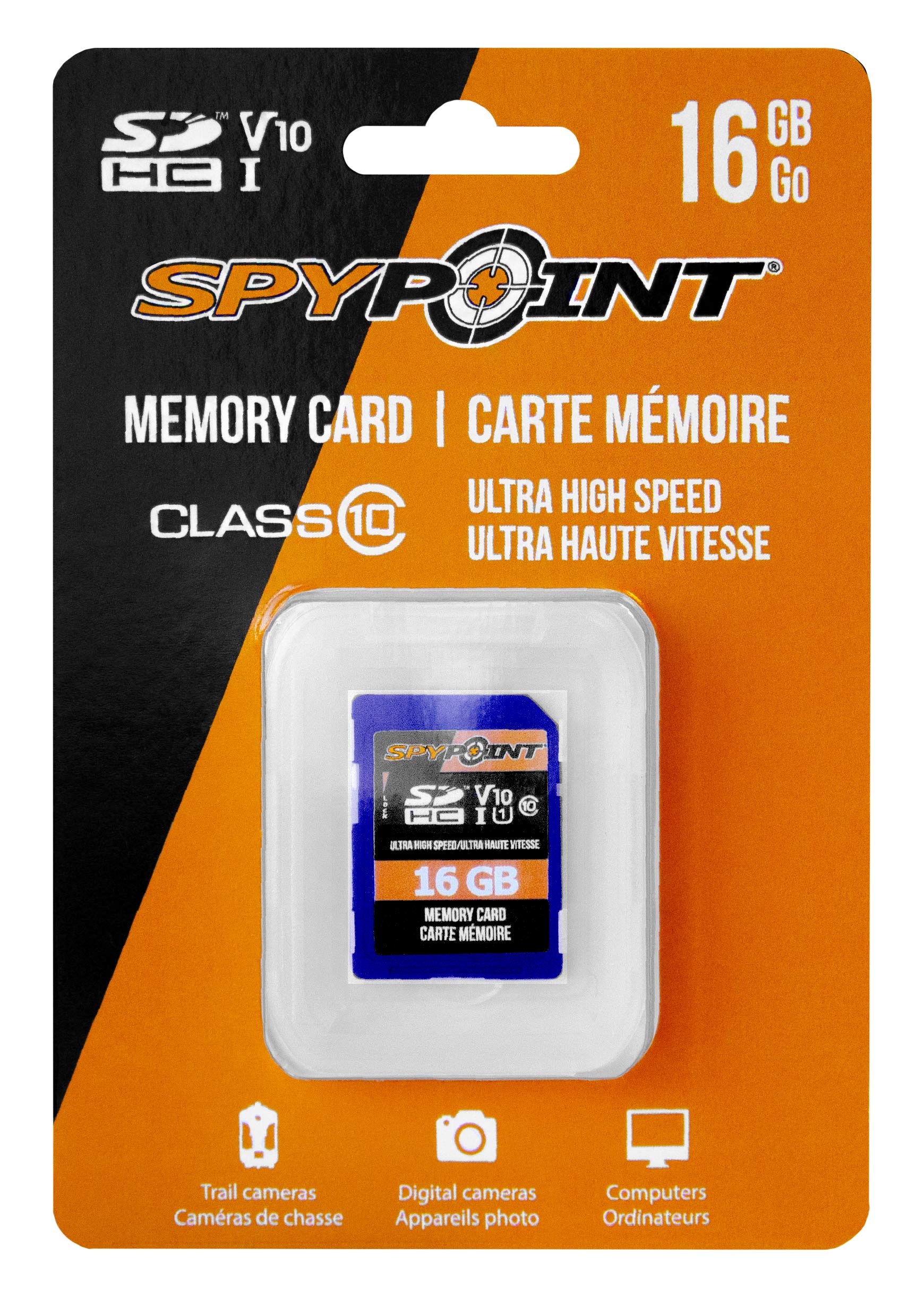 Hunting Game & Trail Cameras Accessories SpyPoint SD-16GB
