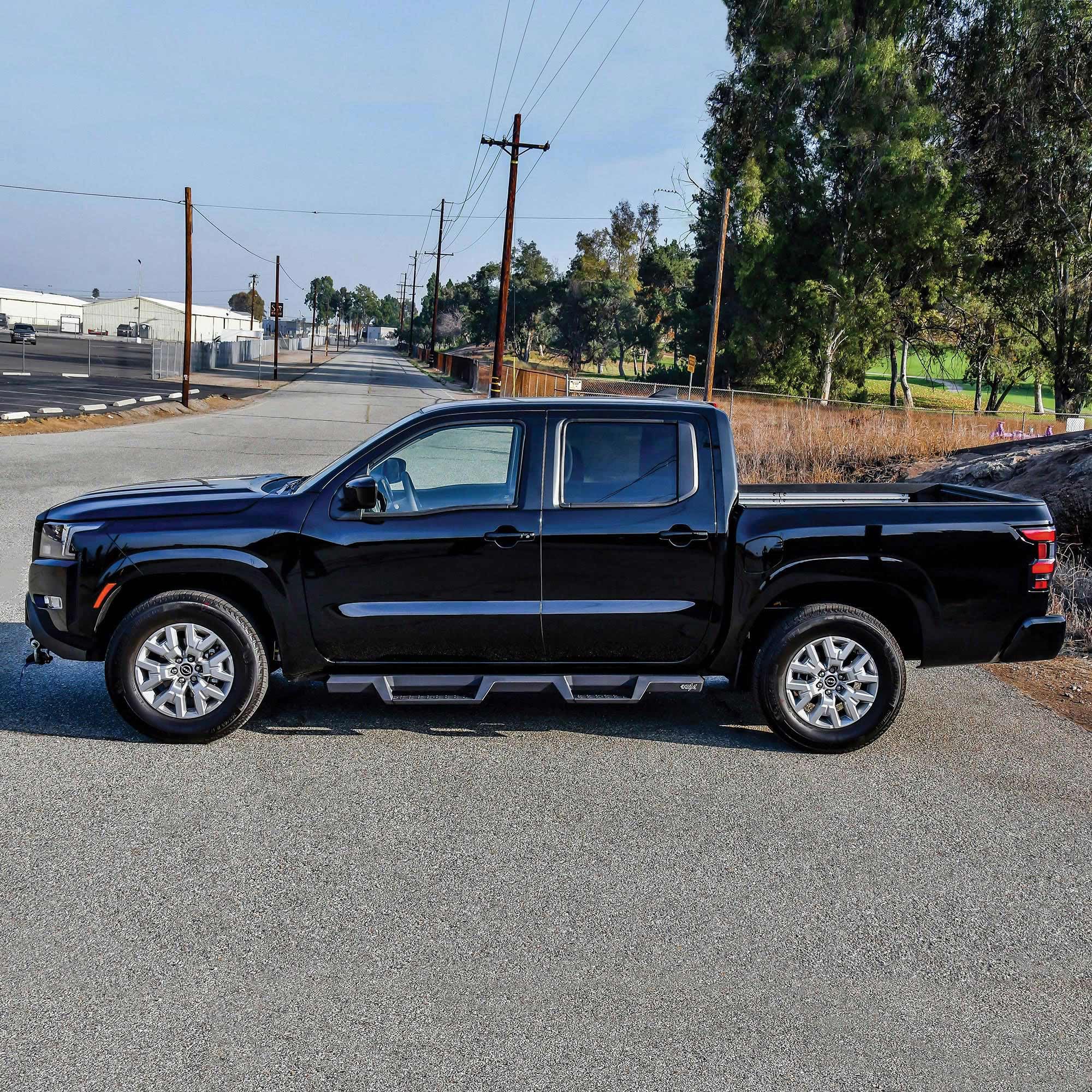 HDX Drop Westin 56-14215 Nerf Step Bars fits 2022-2023 Frontier Crew Cab Textured Black 1 Pair