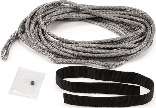 100976 WARN Service Part - Winch Synthetic Rope Replacement Kit, Fits: AXON and VRX Winches - 1/4" x 27'