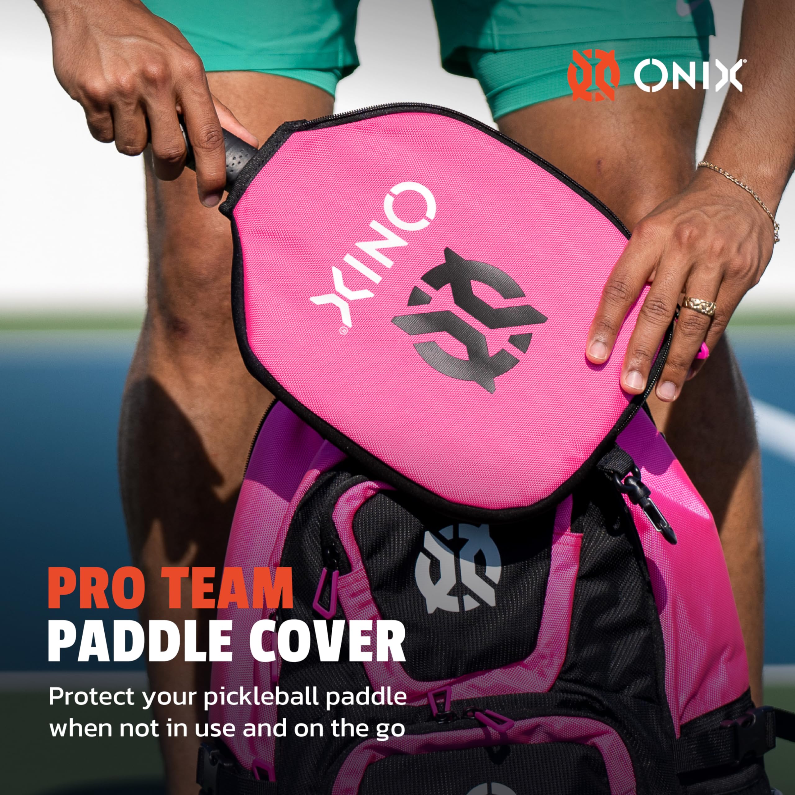 ONIX Pro Team Pickleball Paddle Cover Construction to Secure Easy Transport Paddle