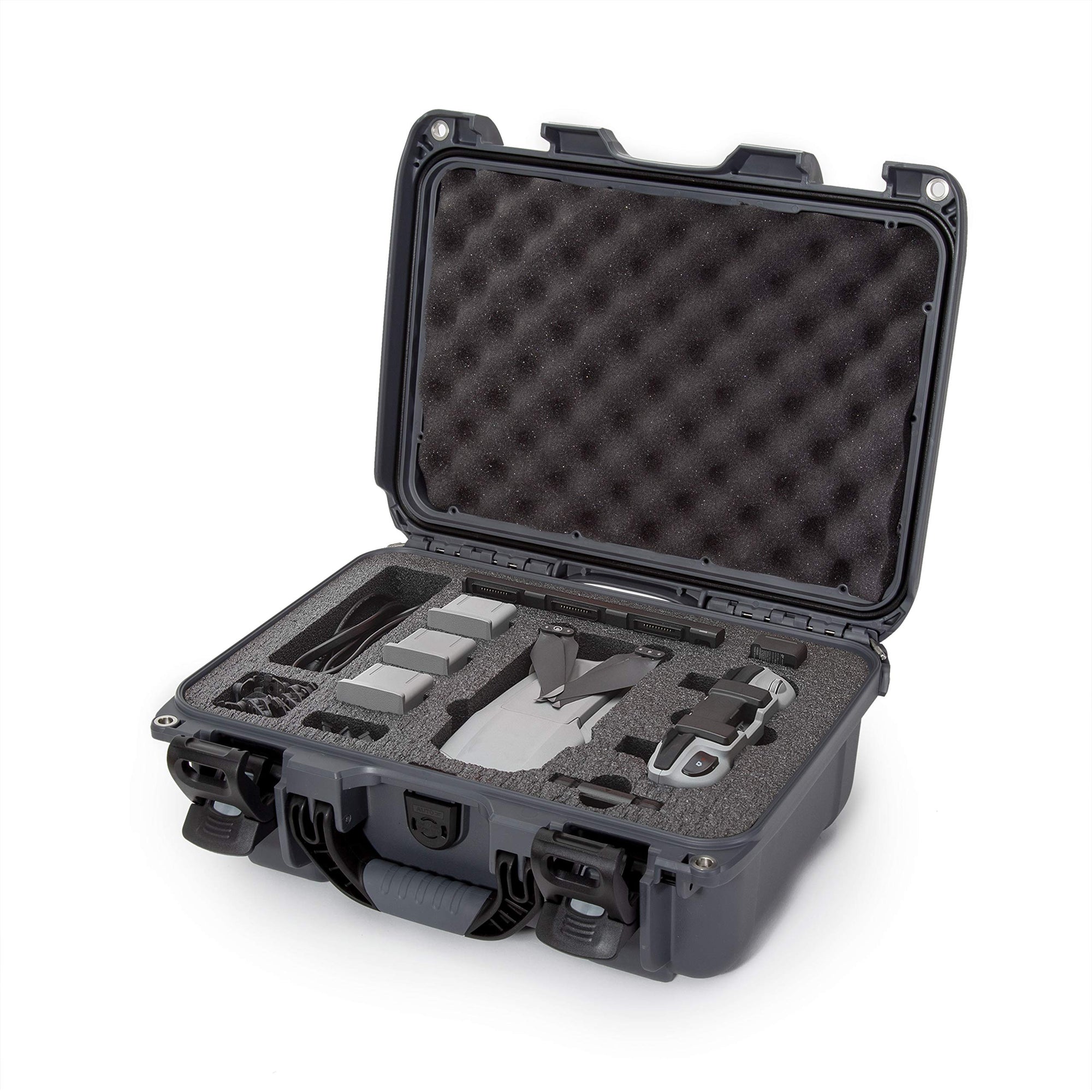 Waterproof Nanuk 915 Hard Case with Foam Insert for DJI Mavic Air 2 - Graphite (915-MAVIA27)