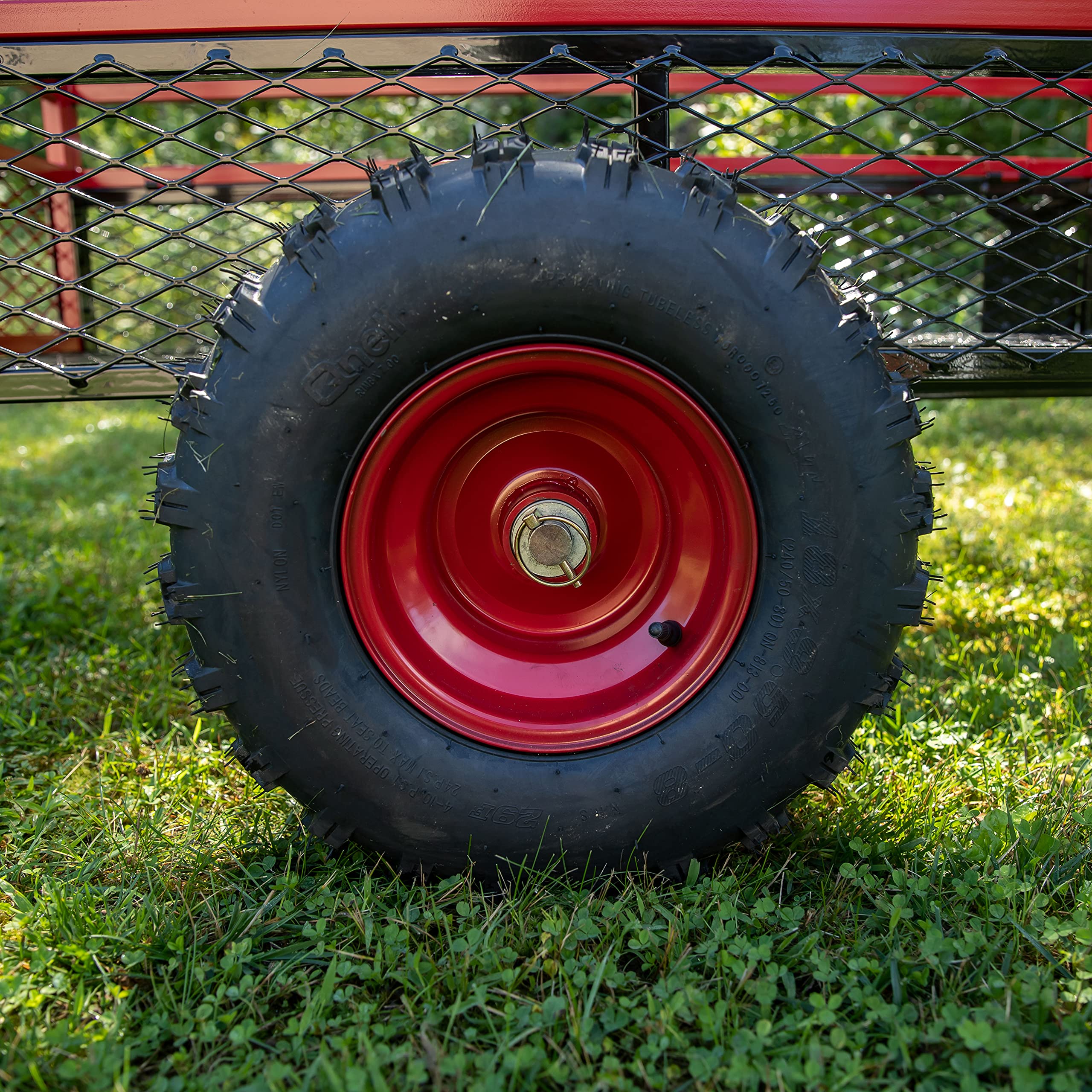 Heavy-Duty YUTRAX® HC1750 Trailer, Heavy-Duty Trailer, 1750 lb. Load Capacity, Heavy-Duty Steel Construction, Haul 28 Cub Feet, Minimal Assembly, Large Flotation Tires