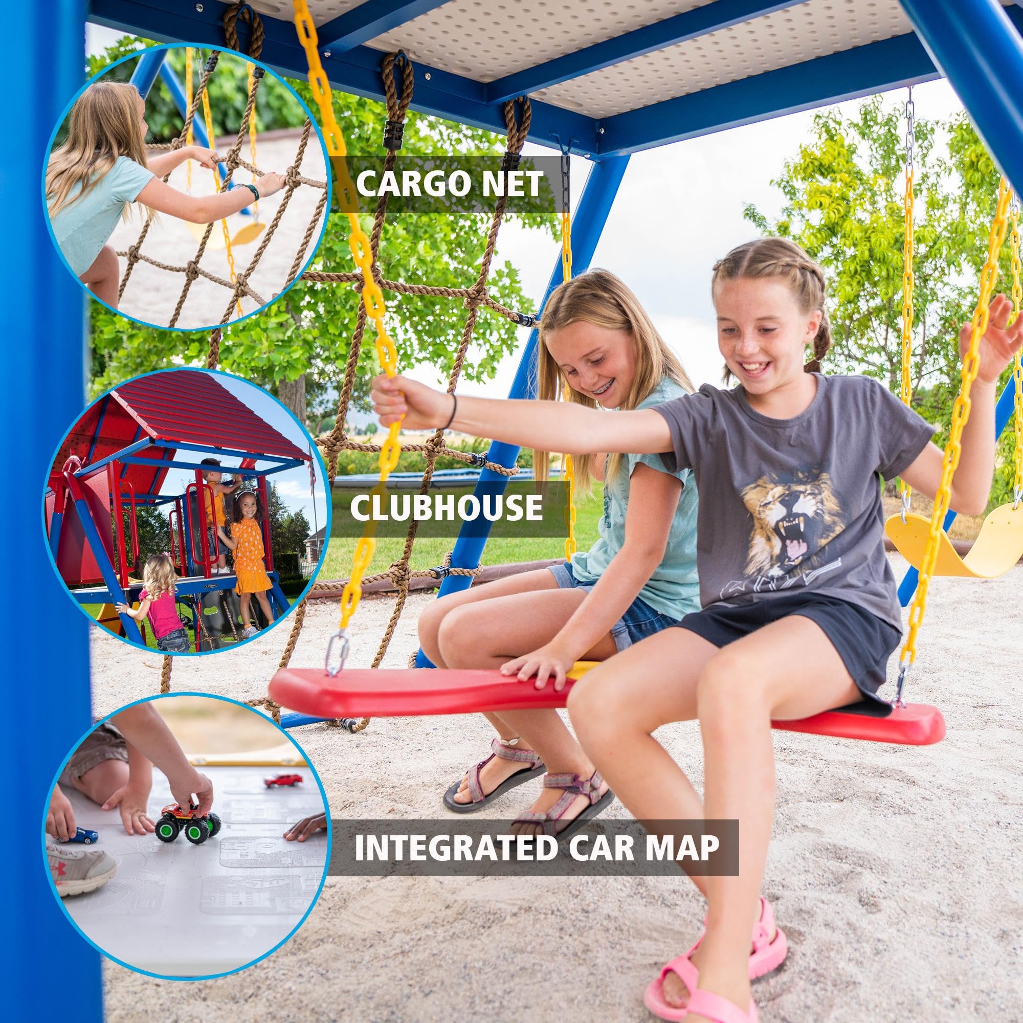 Big Stuff Lifetime Swing Set Playset, Primary