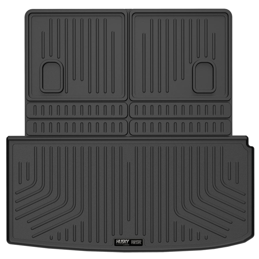 Weatherbeater Husky Liners Cargo Liner | Fits 2020-2026 Acura MDX (Fits to Back of 2nd Row - Folds Up &Down w/3rd Row) | 1-pc Black - 25181