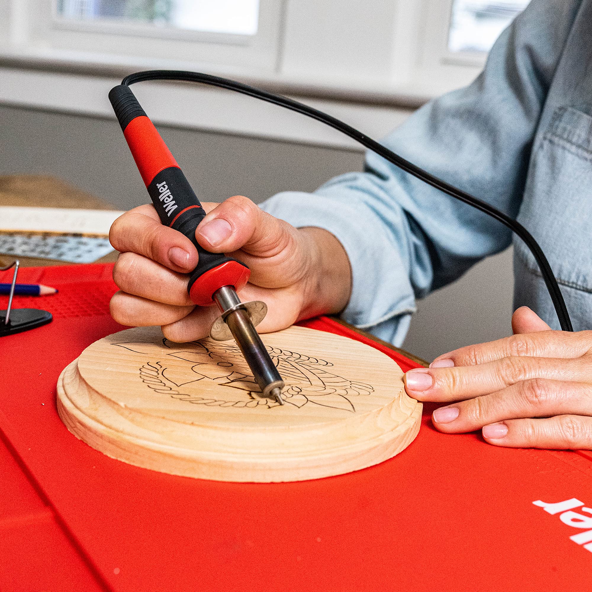 Weller Woodburning Kit, 25W/120V 8 Piece - WLIWBK1512A