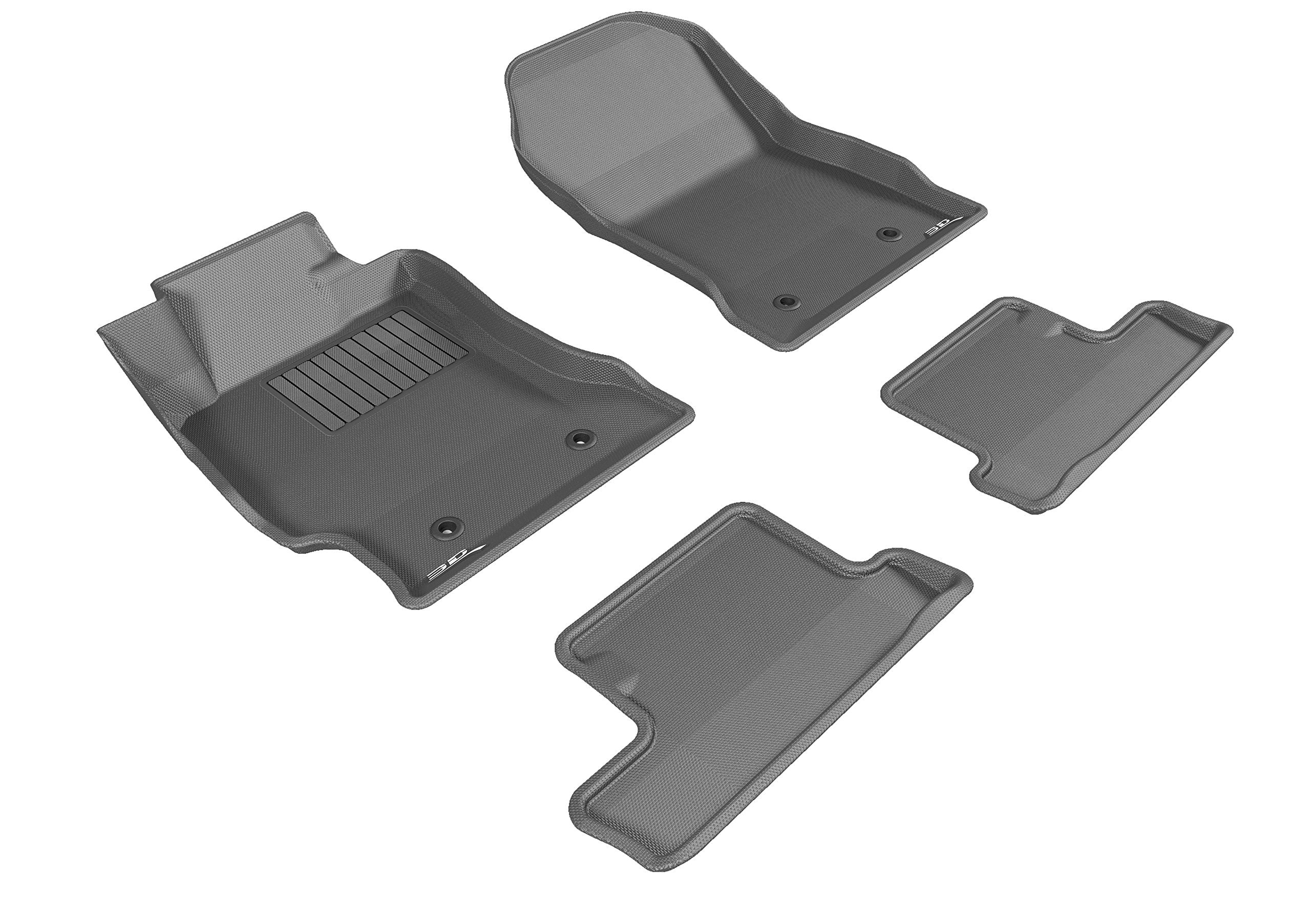 Kagu Floor Mat (Black) 3D MAXpider Compatible with Subaru BRZ 2013-2020 - R1 R2
