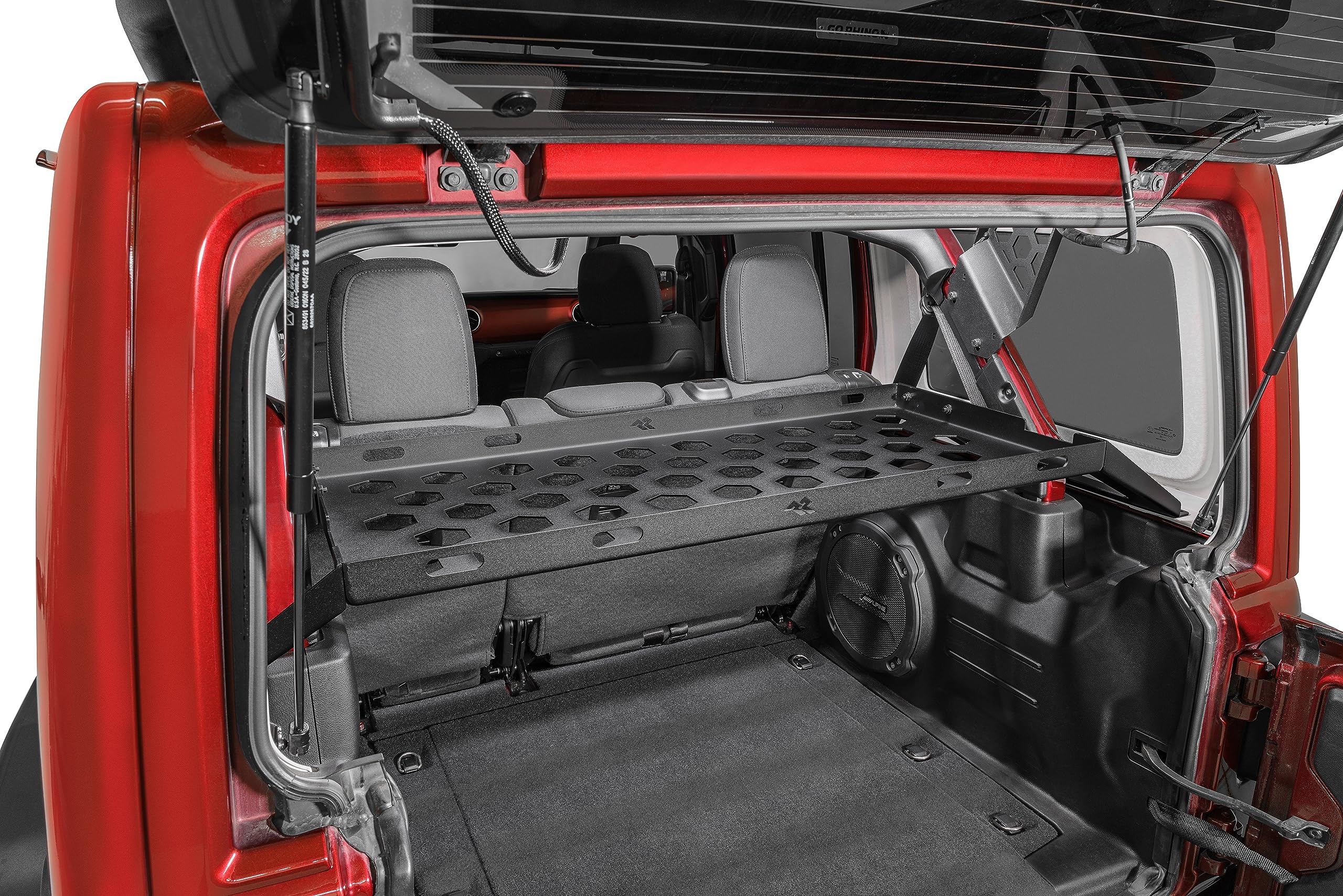 Rugged Ridge Cargo Storage Interior Rack for Jeep Wrangler JKU/JLU | 13551.41 | Fits 2007-2025 Jeep Wrangler JK/JL 4-Door