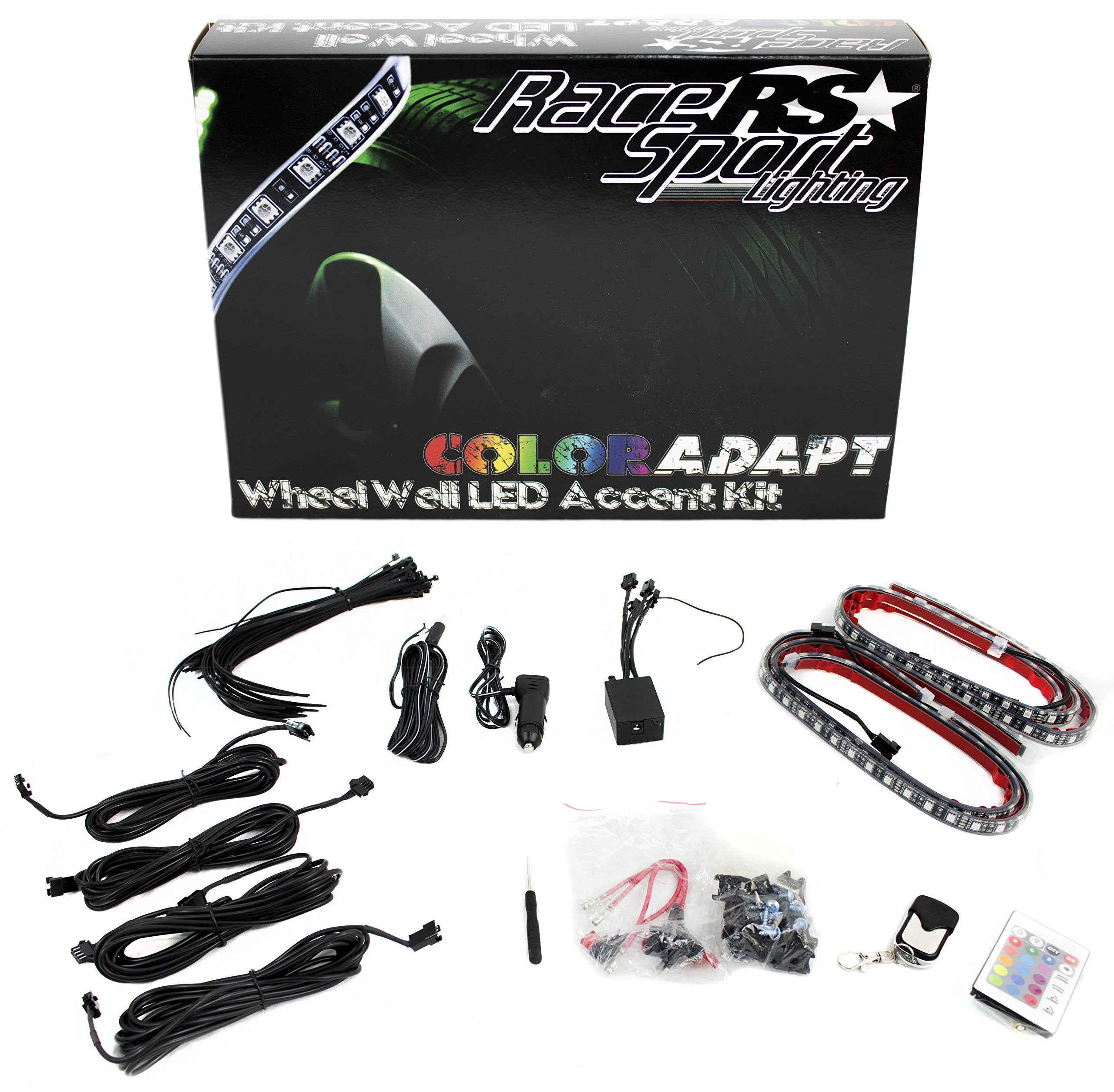 Adaptive RGB LED Wheel Well Kit Race Sport RSWWKIT