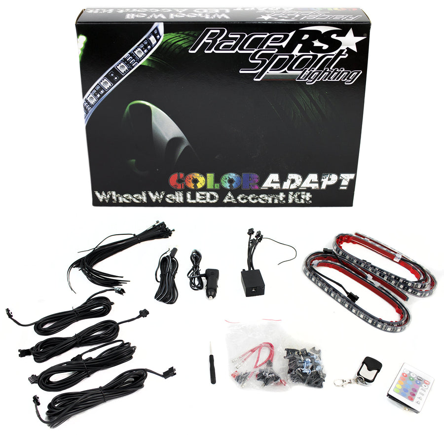 Adaptive RGB LED Wheel Well Kit Race Sport RSWWKIT