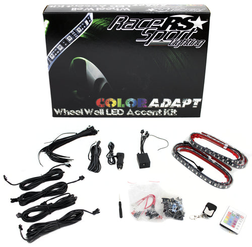 Adaptive RGB LED Wheel Well Kit Race Sport RSWWKIT
