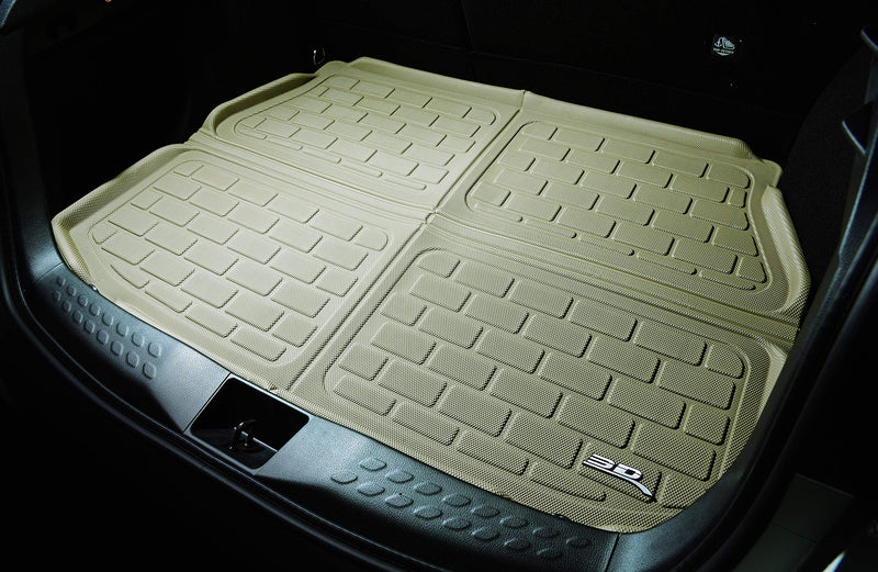 3D MAXpider Kagu Custom Fit Cross Fold Cargo Liner (Black) Compatible with Jaguar F-Pace 2017-2026- Cargo Liner