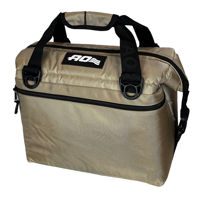 Ballistic Series AO Coolers Soft Cooler, Insulated and Leak Proof, 12-Pack, Gold