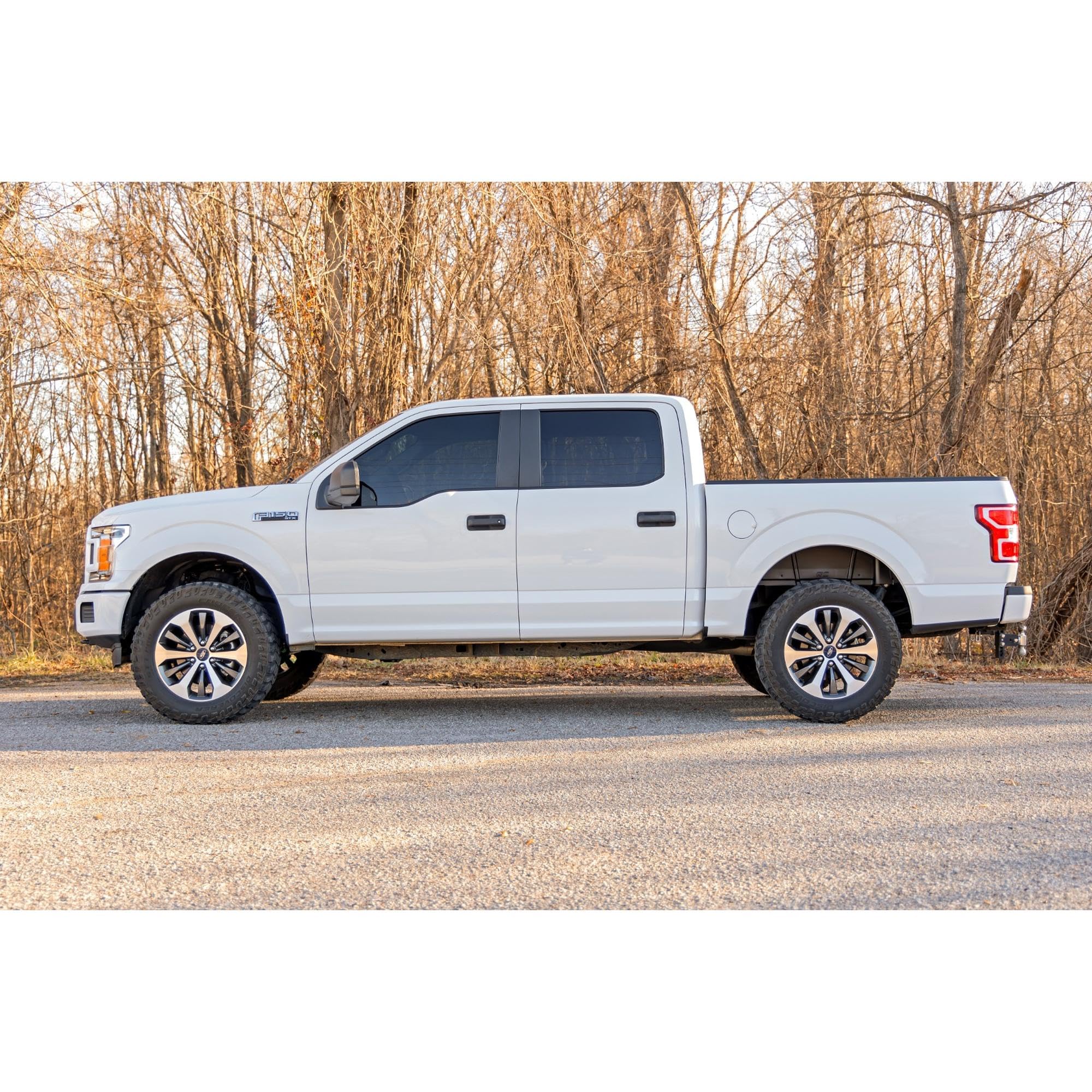 Rough Country Rear Fender Liners for Ford F-150 (2015-2020) - Heavy-Duty Rear Wheel Well Liners for Mud & Debris Protection, Made in USA
