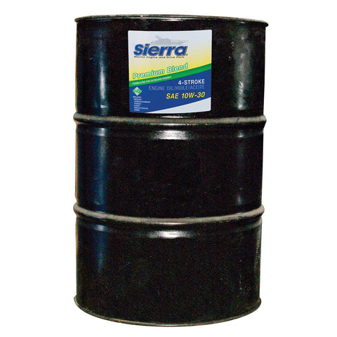 10W-30 Sierra 18-9420-7 FC-W 4-Stroke Marine Outboard Oil - 55 Gallon