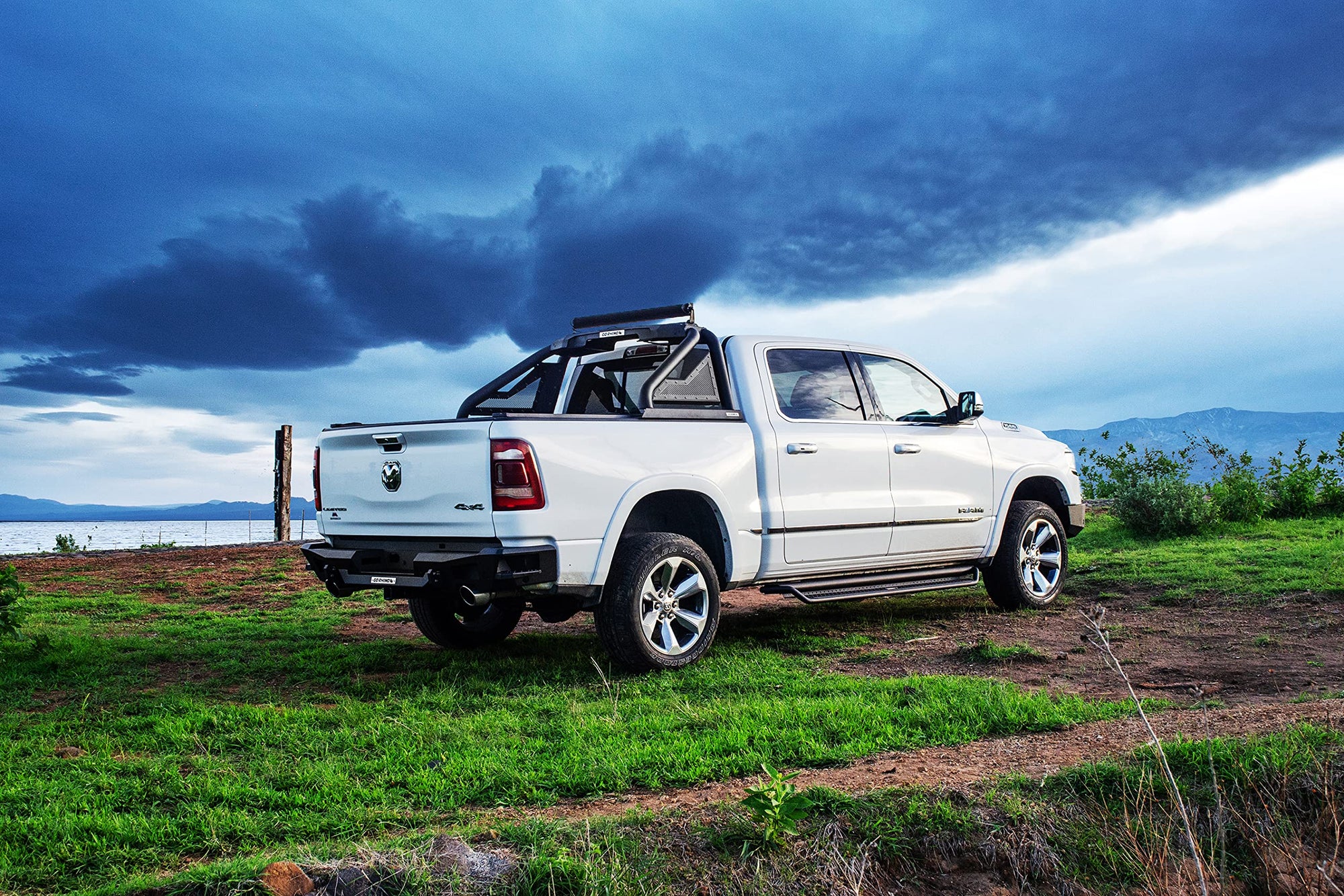 Sport Bar 2.0 Go Rhino w/Mounting for up to 6" Individual Lights & LED Light Bars up to 40" | 918000T | Fits 2020-2024 Ram 1500, Silverado & Sierra 2500, 3500 (See Description)