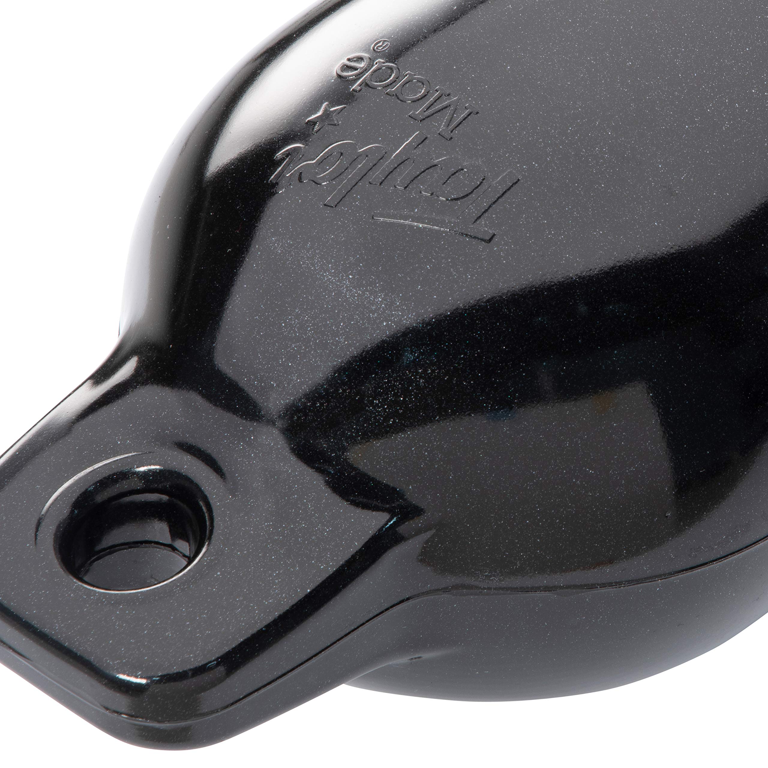 Hull-Gard Taylor Made Inflatable Boat Fender, Black Onyx (10.5" x 30"), Unique Oval Shape, Molded Football Needle Inflation Valve, Seamless Construction, Double Eyelets - 71024
