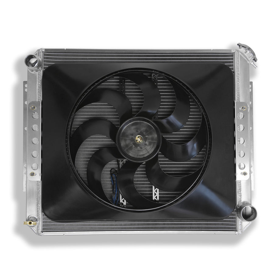 Extruded Core Radiator and Electric Fan Flex-a-lite (1964-1967 Chevelle and other GM A-Bodies)