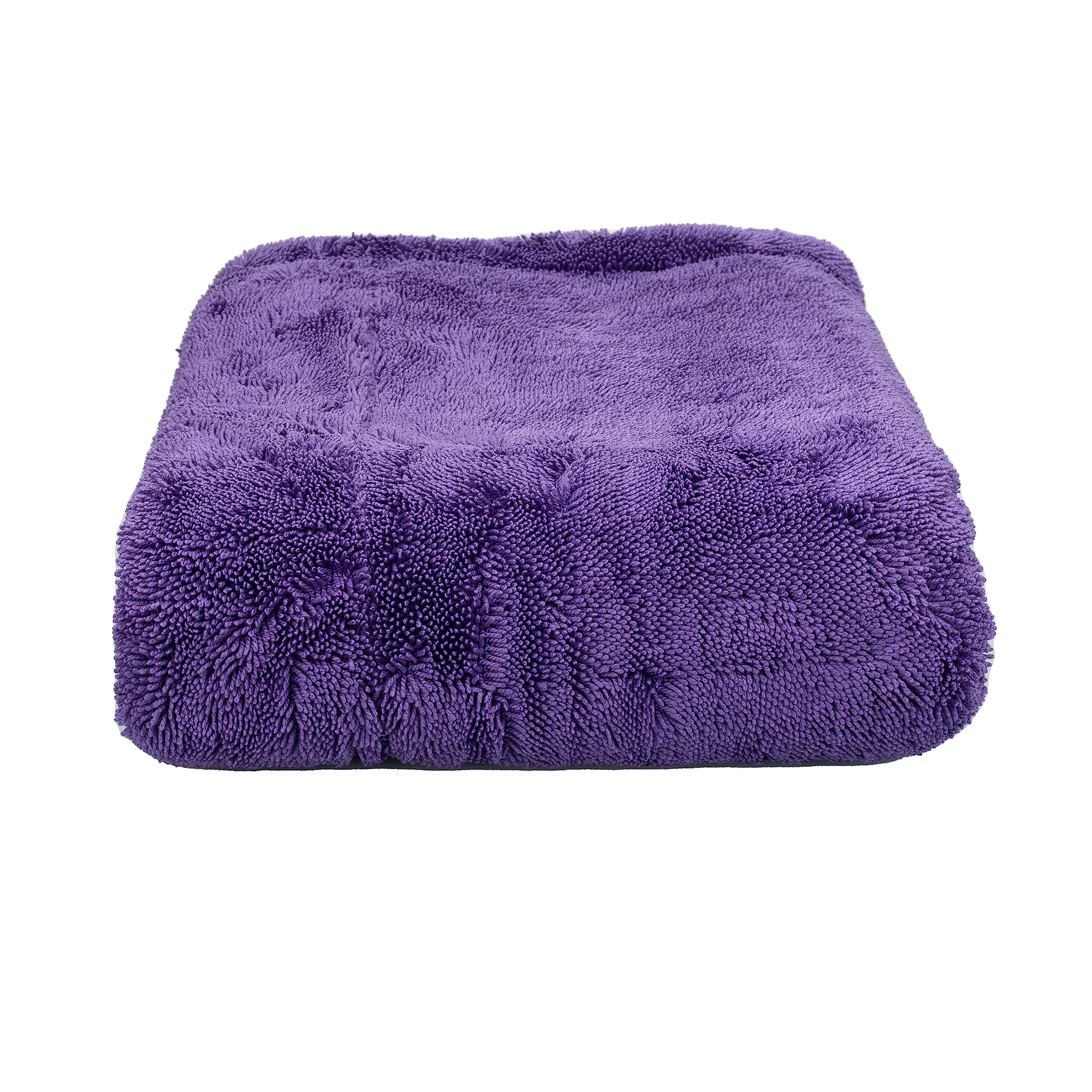 Purple Maxshine 24" x 36" Duo Twisted Microfiber Towel (1200GSM) – Large, Plush, Rinse-Free Double-Sided Drying Towel – Super Absorbent Microfiber for Drying