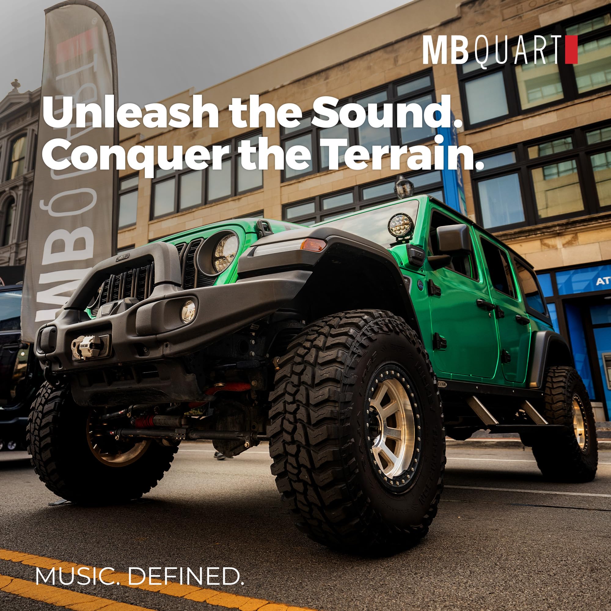 6.5-Inch MB Quart DK2-116S Discus Shallow Mount 2-Way Coaxial Speakers, 60/120W RMS System Power, Aluminum Dome Tweeters, Butyl Rubber Surrounds