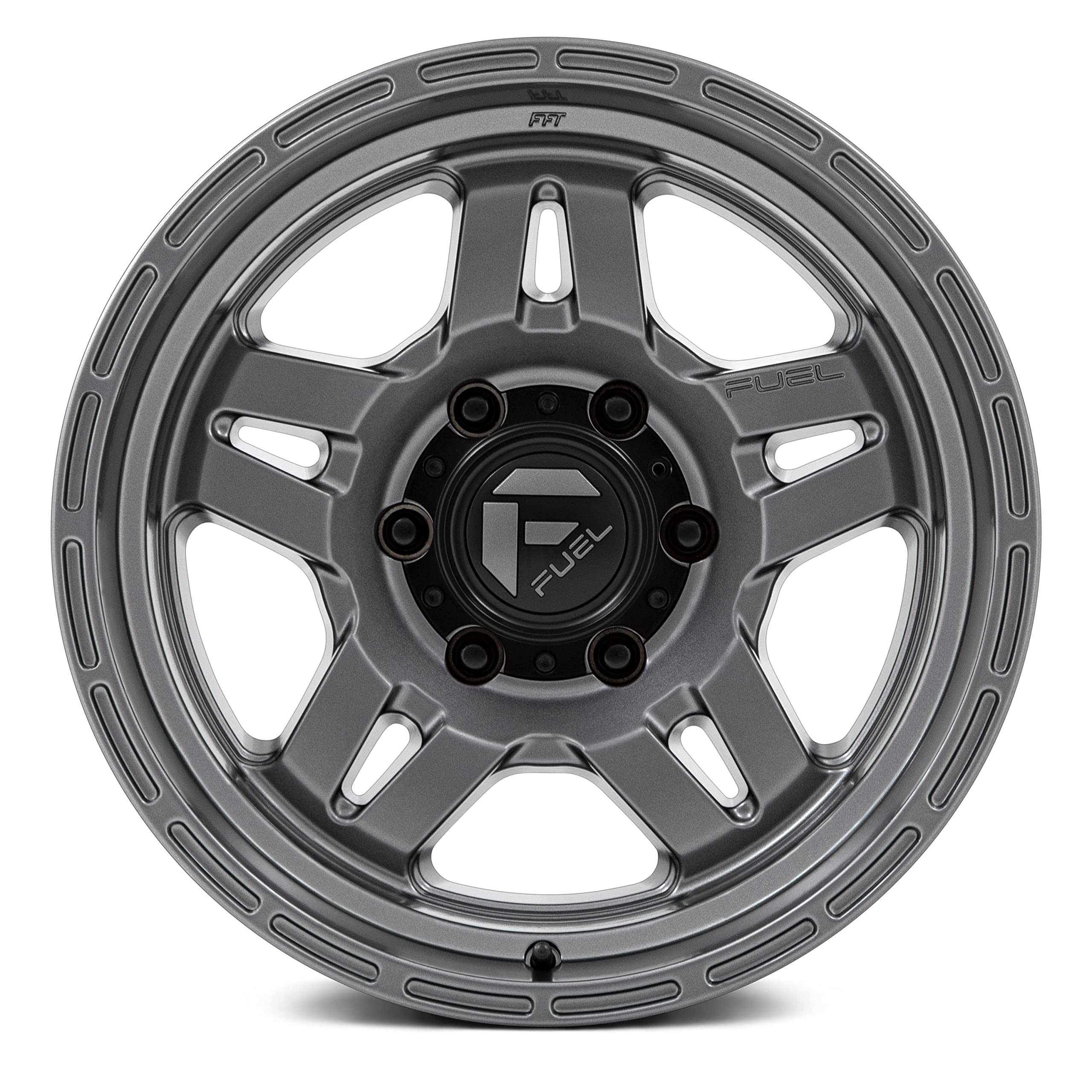 1PC Fuel D802 18X9 5X5.0 DRK-BLUE 01MM - D80218907550