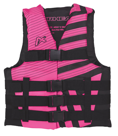 Women’s Airhead Trend Life Jacket, Coast Guard Approved, X-Small, Pink