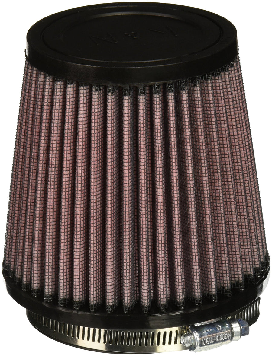 K&N Original High-Flow Lifetime Universal Clamp-On Air Filter: Performance, Premium, Washable: Flange Diameter: 3.5 In, Filter Height: 4.5 In, Flange Length: 0.625 In, Shape: Round Tapered, RU-2790