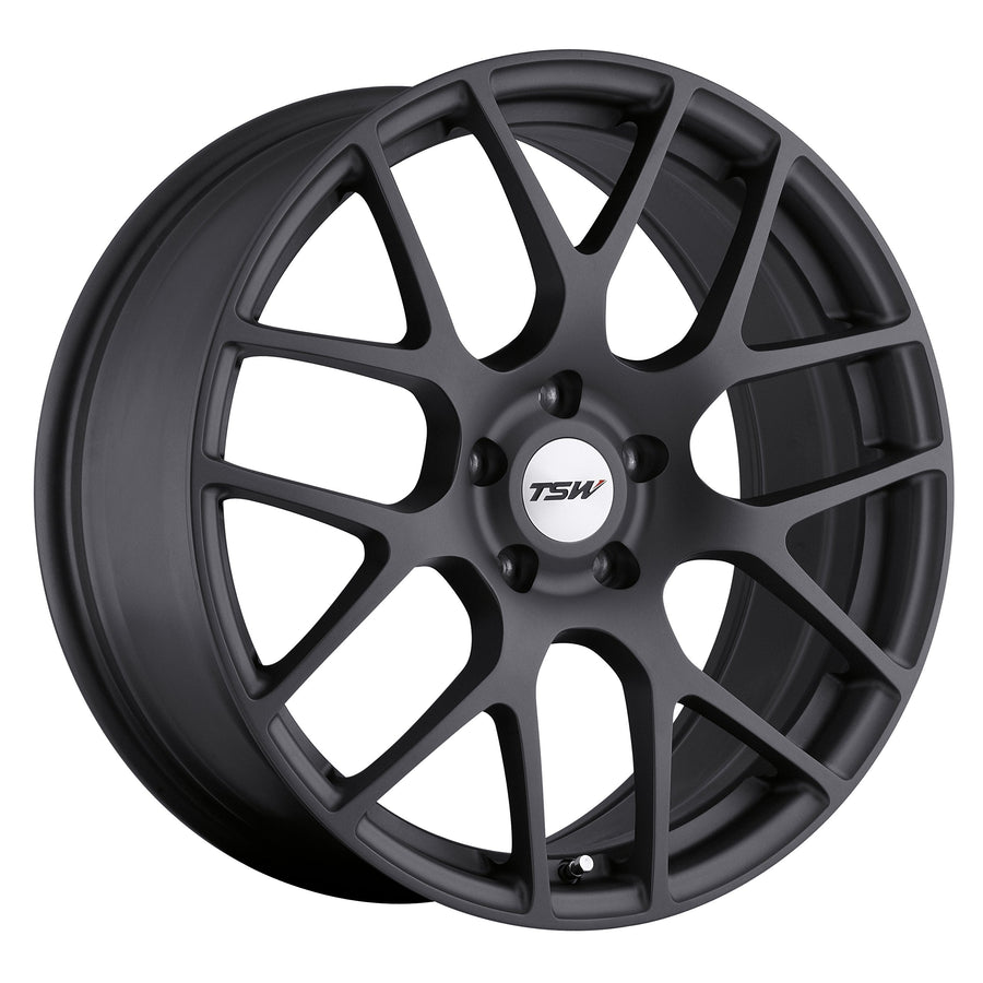 Matte Gunmetal TSW Alloy Wheels Nurburgring Wheel (17x8"/5x100mm)
