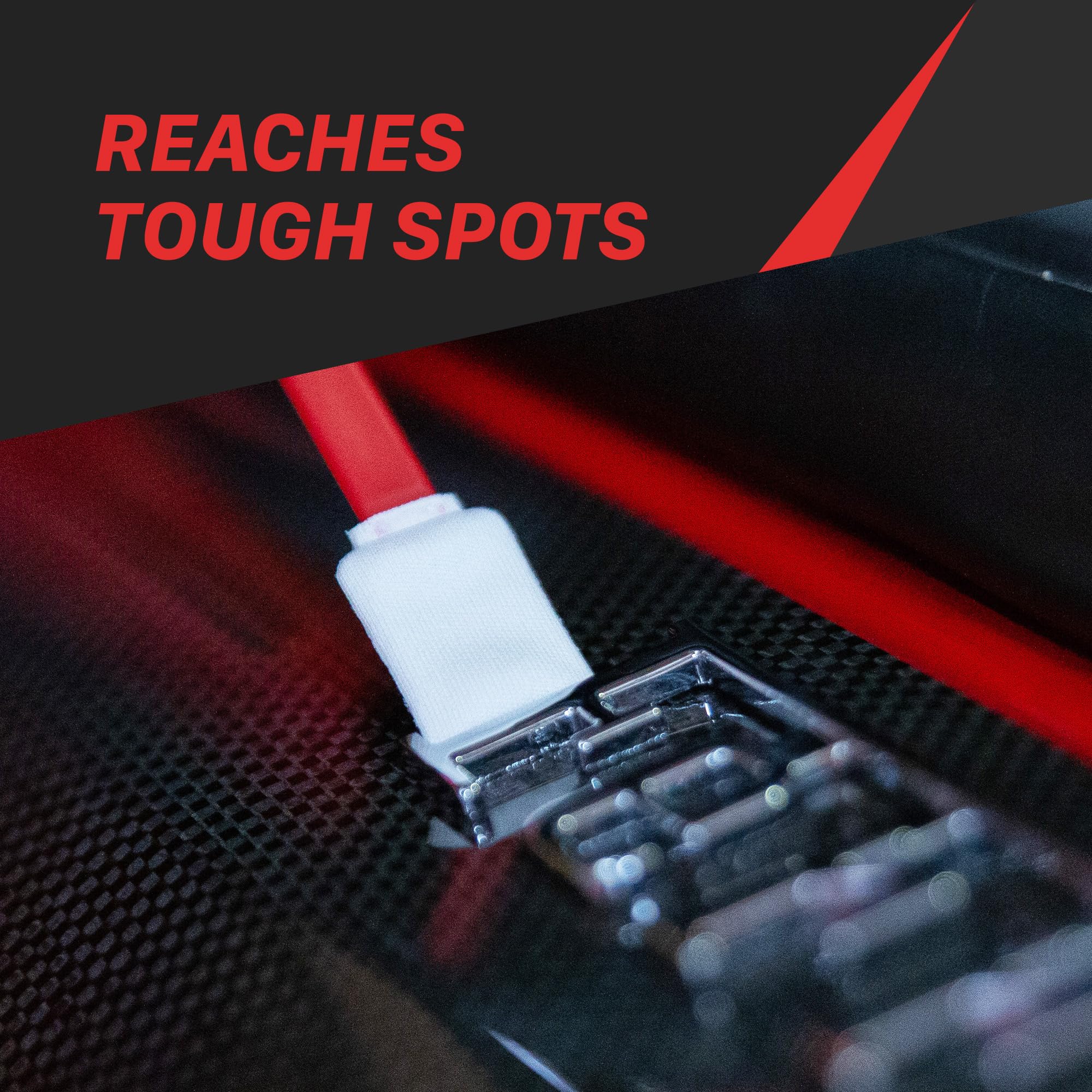 Maxshine Detailing Universal Swabs | Precision Cleaning Tools for Tight Areas, Vents, Emblems & Hard-to-Reach Spots | Lint-Free Reusable Swabs for Interior & Exterior Car Detailing