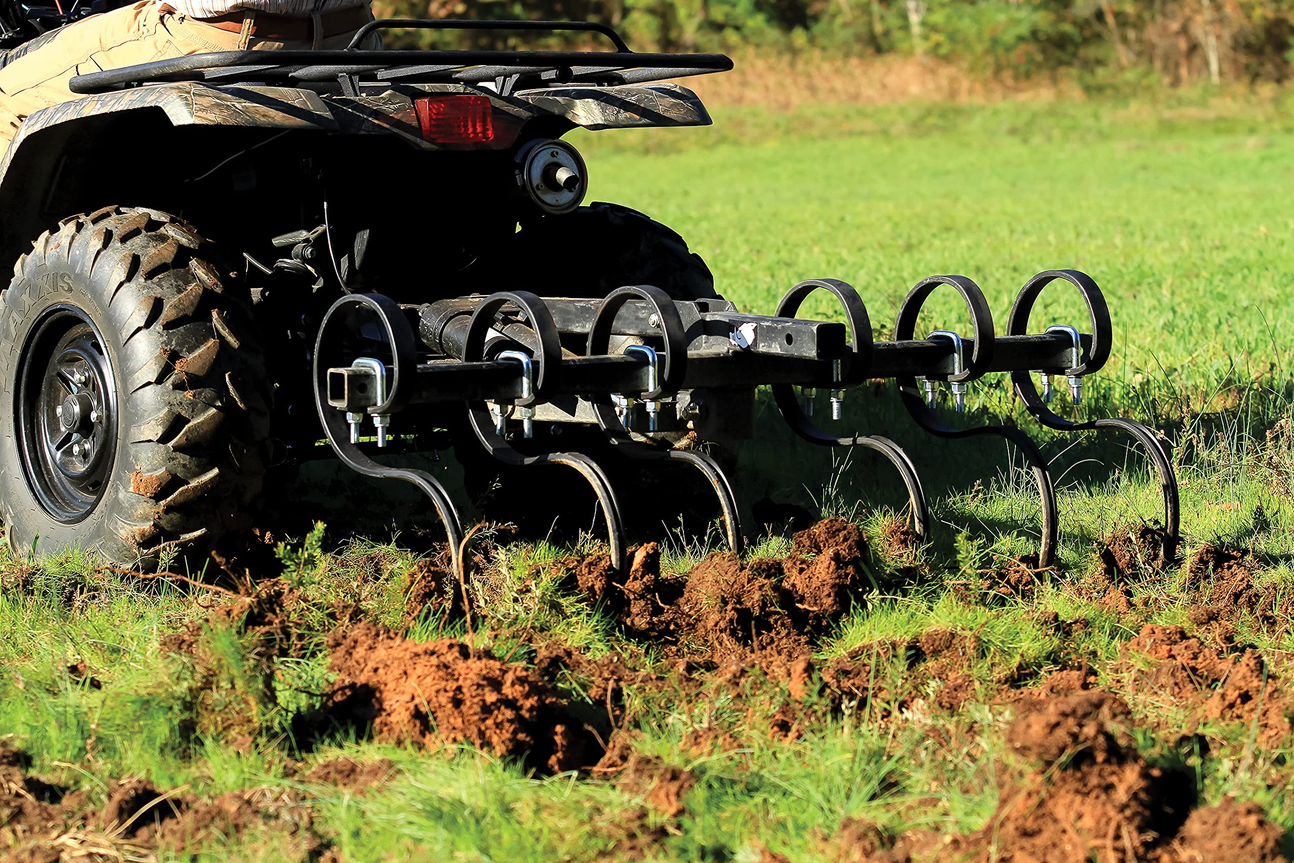 Camco Black Boar S-Tine ATV/UTV Cultivator, for New Ground Preparation or Re-tilling (66007), Implements