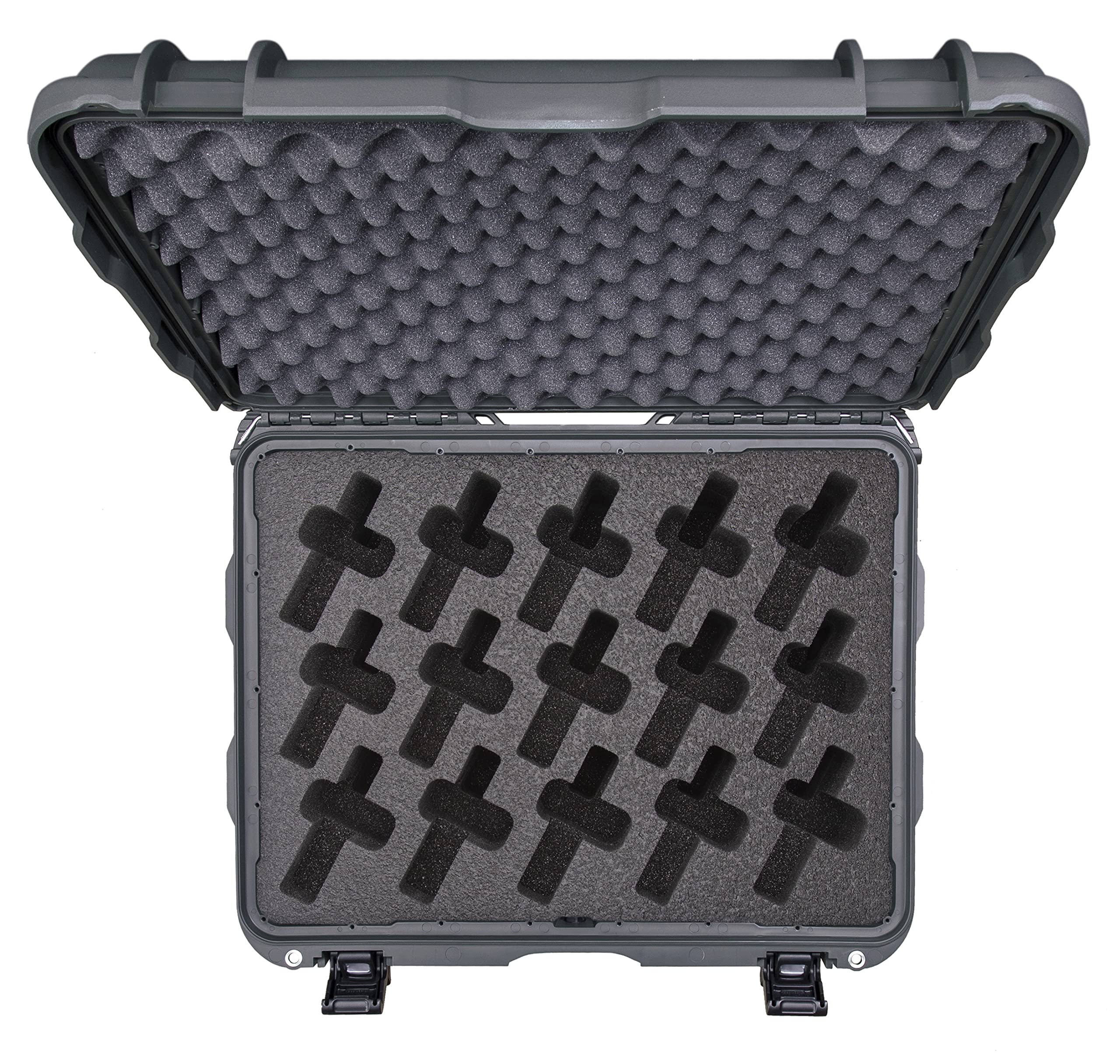 Gun/Pistol Nanuk 950 Waterproof Hard Case w/Foam Insert for 15UP - Graphite (950-15UP7)
