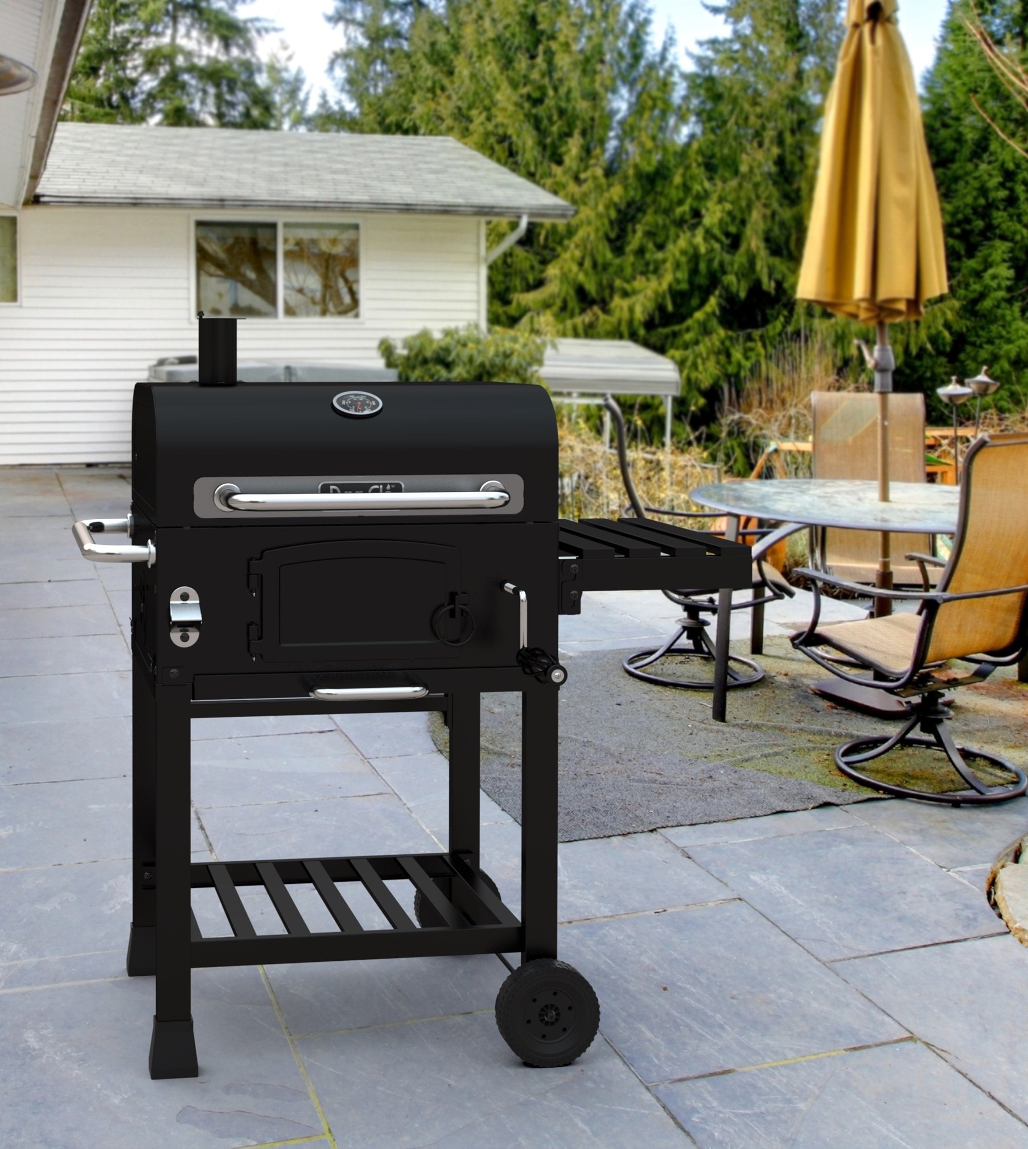 Dyna-Glo Compact Charcoal Grill DGD381BNC-D, Black