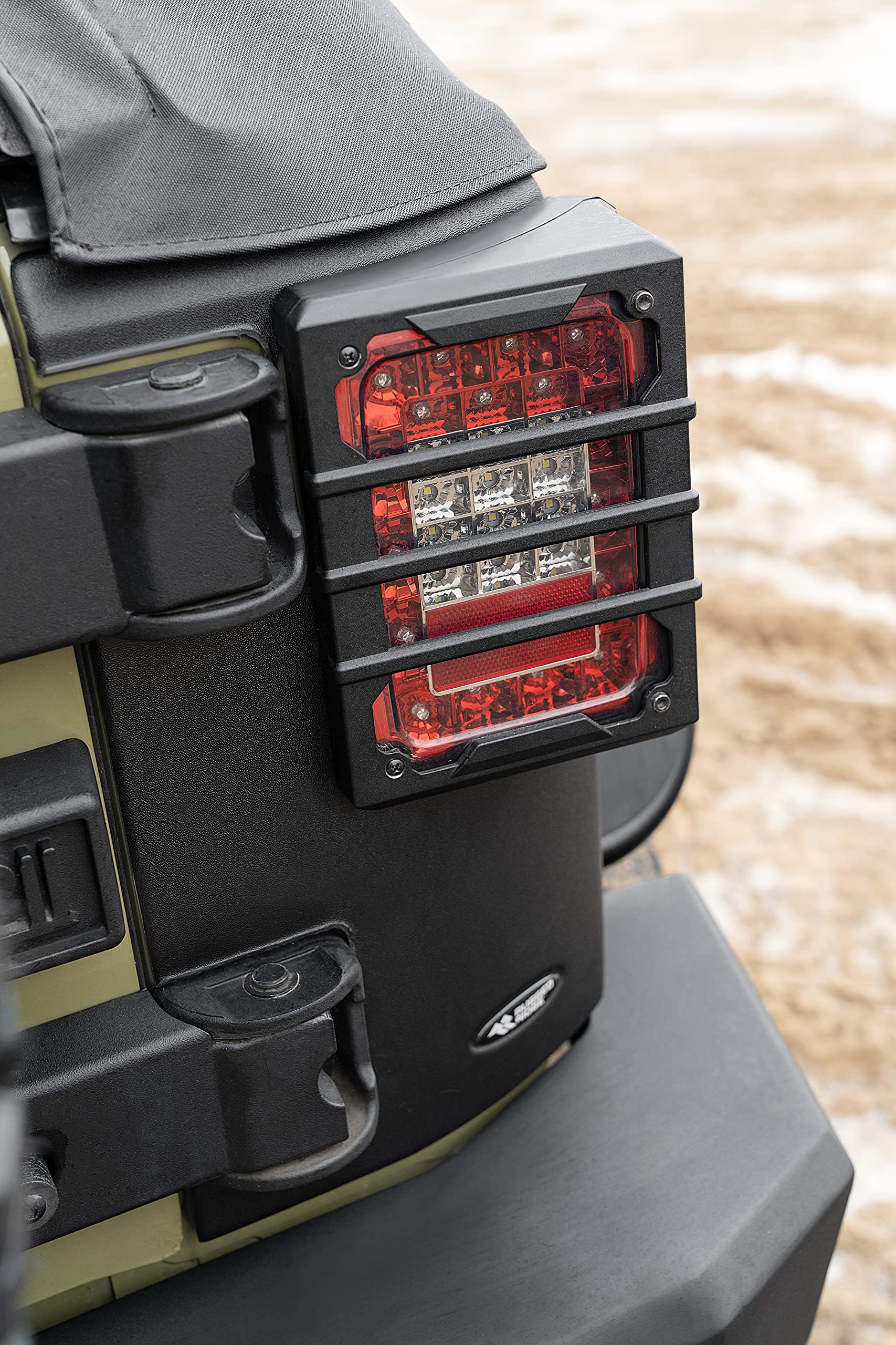 Rear Corner Body Armor Rugged Ridge for Jeep Wrangler JK | 2-Piece Set | 11651.76 | Fits 2007-2018 Jeep Wrangler JK 2-Door